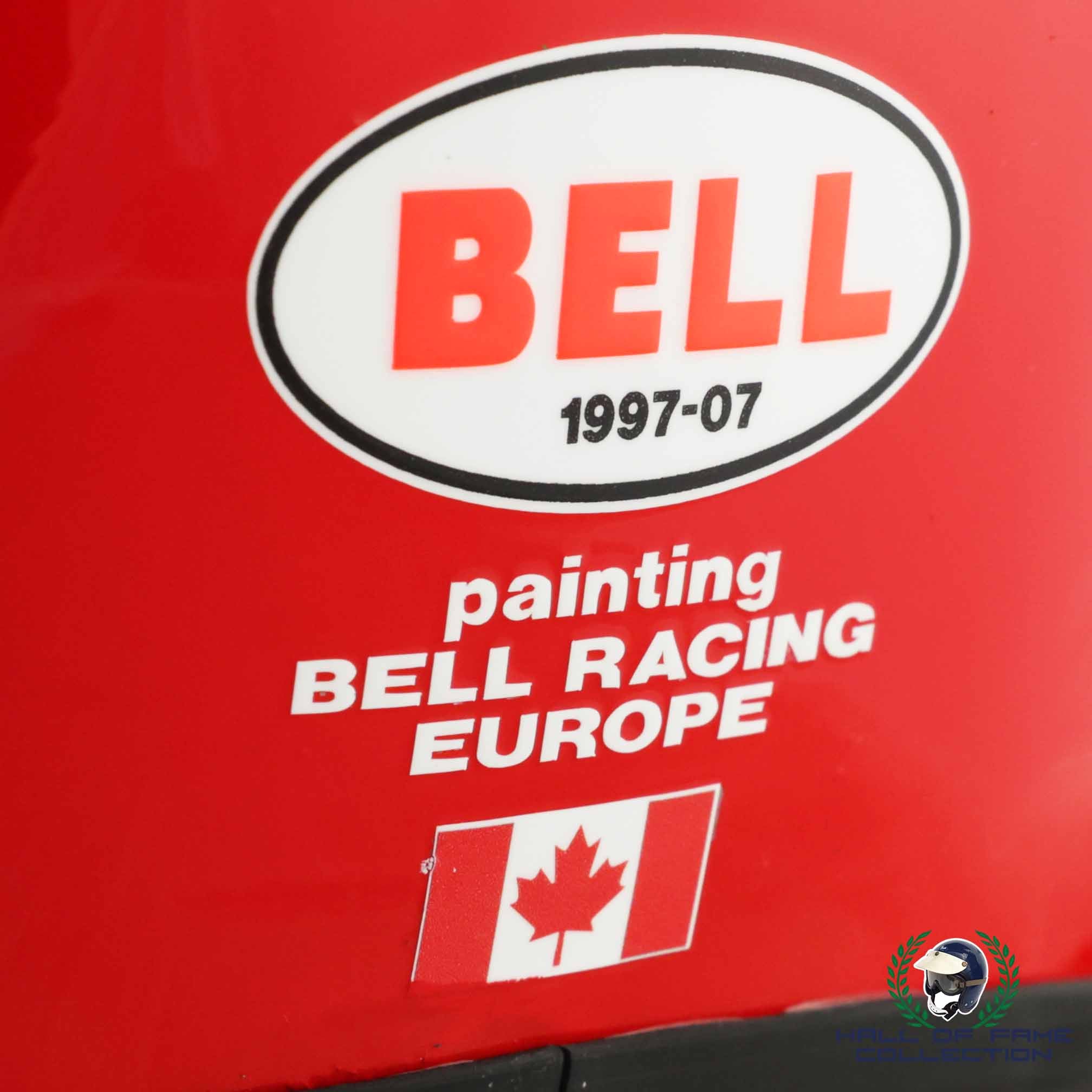 1997 Jacques Villeneuve Signed Bell Dominator Rothmans Williams Replica F1 Helmet
