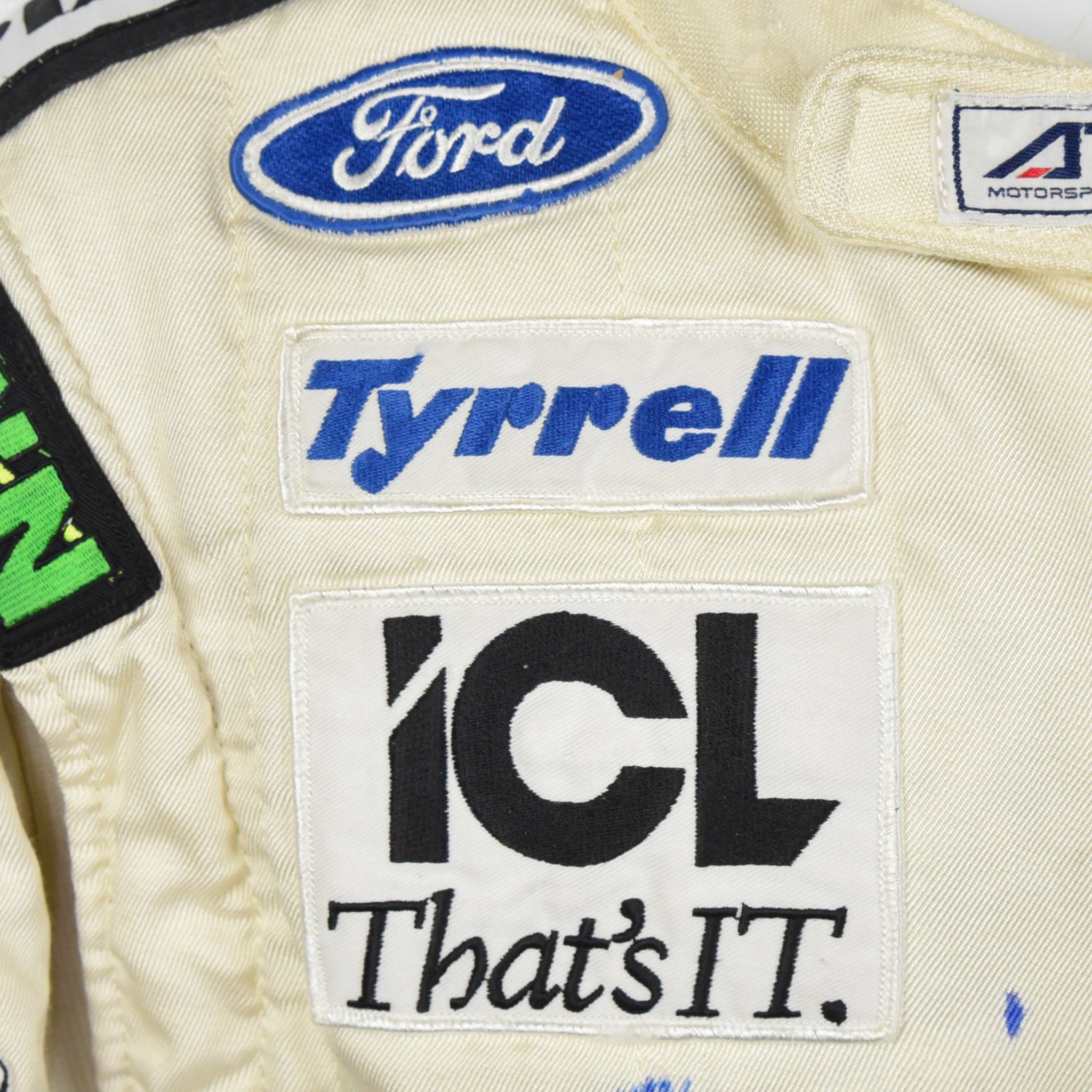 1997 Mika Salo Signed Race Used Tyrrell Formula 1 Suit