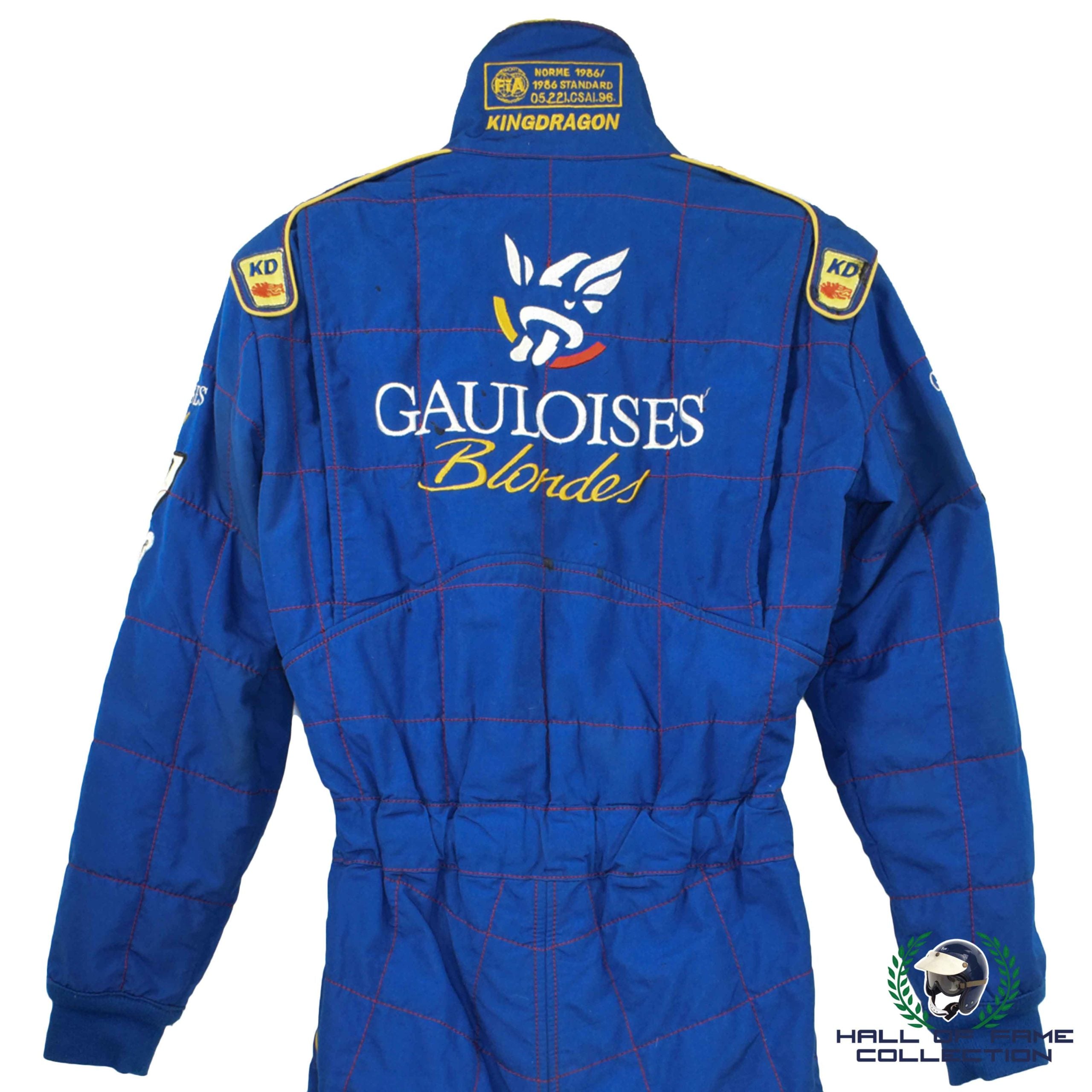 1997 Olivier Panis Signed Race Worn Prost F1 Suit