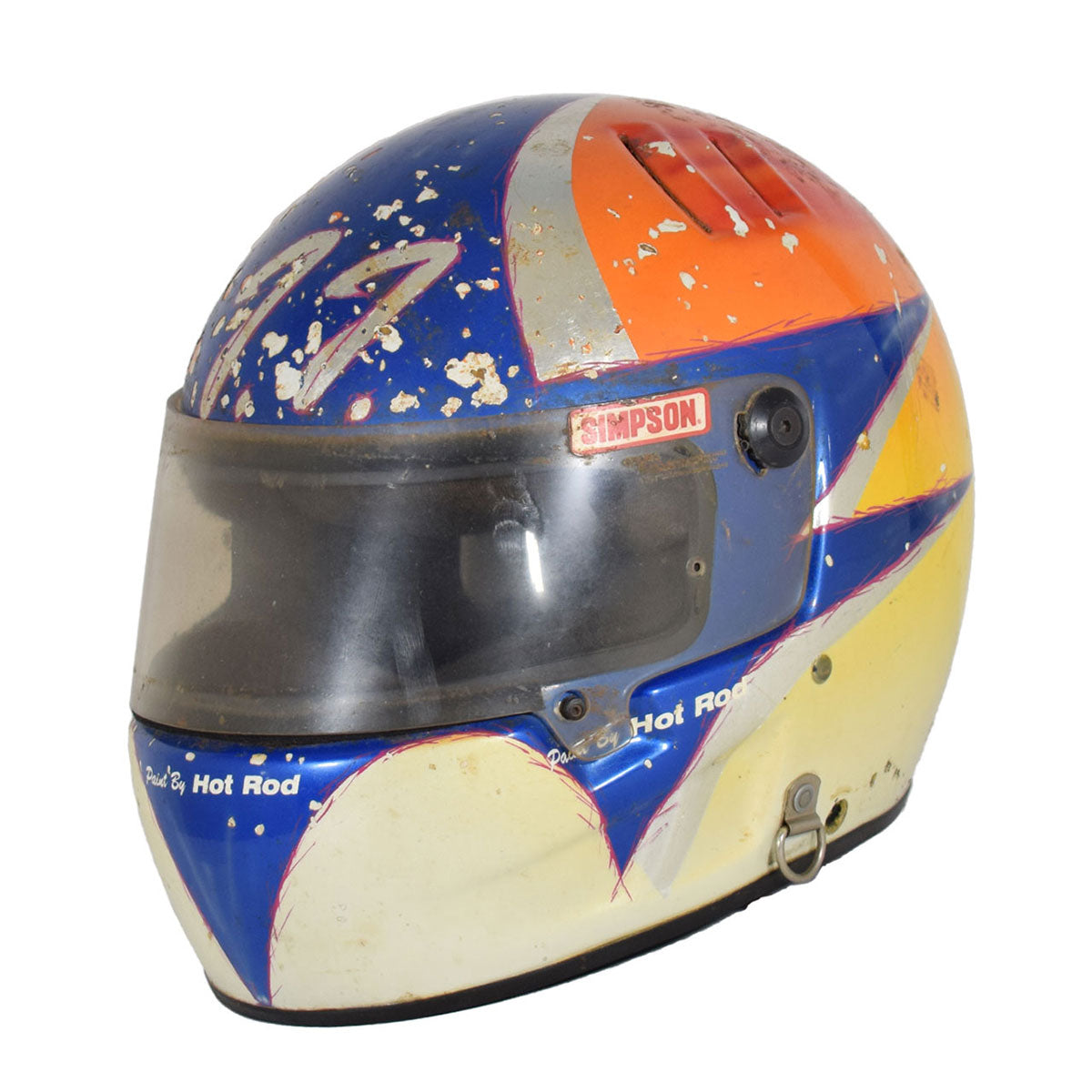 1997 JJ Yeley Race Worn Sprintcar Helmet