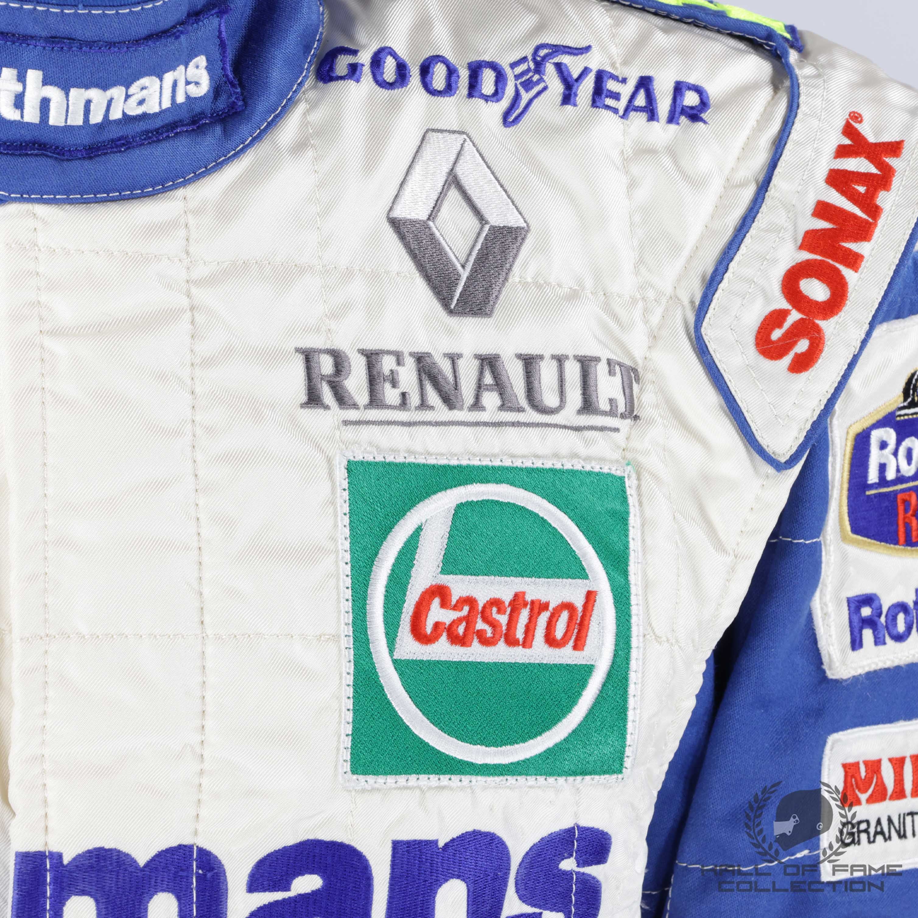 1997 Jacques Villeneuve Championship Season Used Williams Renault F1 Suit