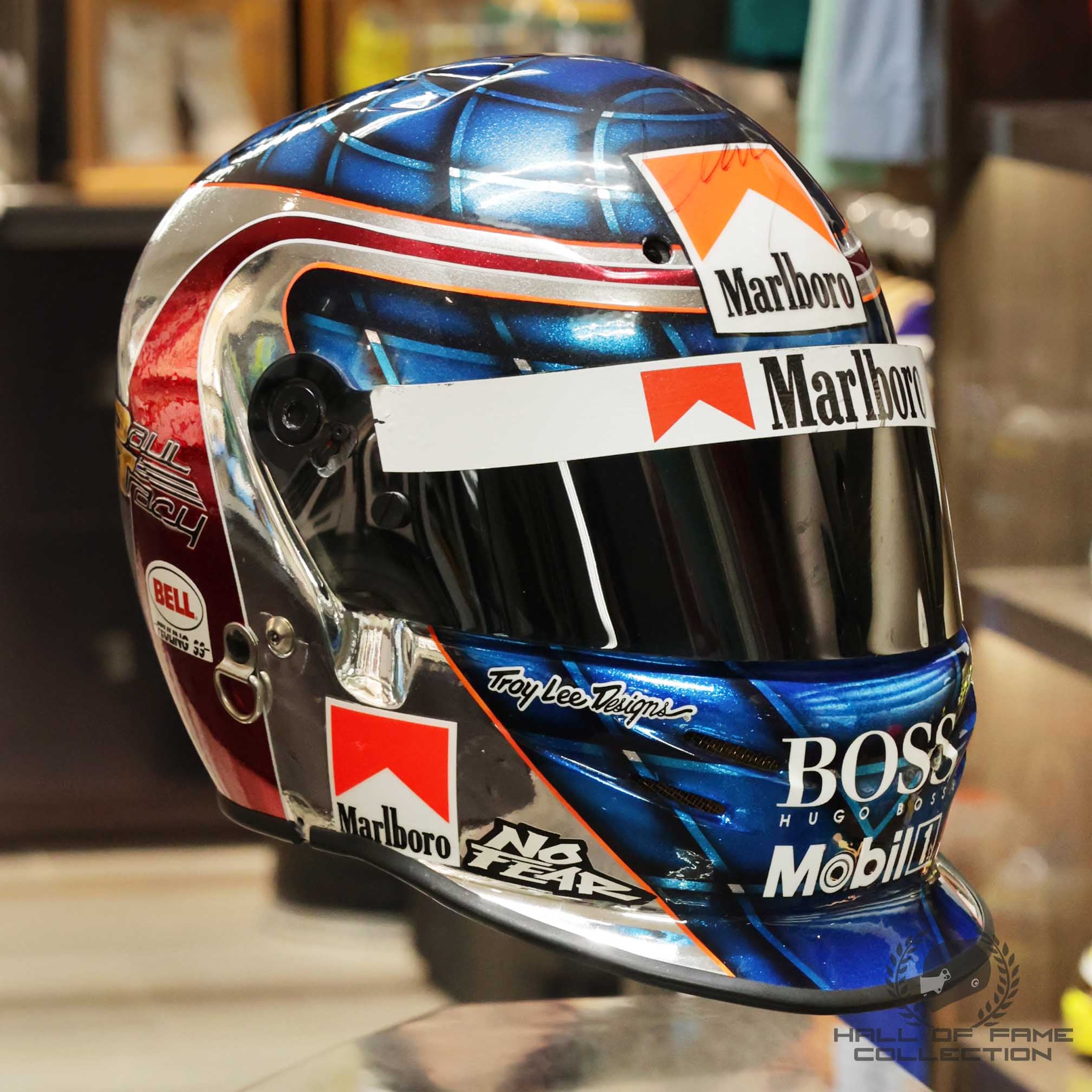 1997 Paul Tracy Signed Used Penske Racing IndyCar Helmet