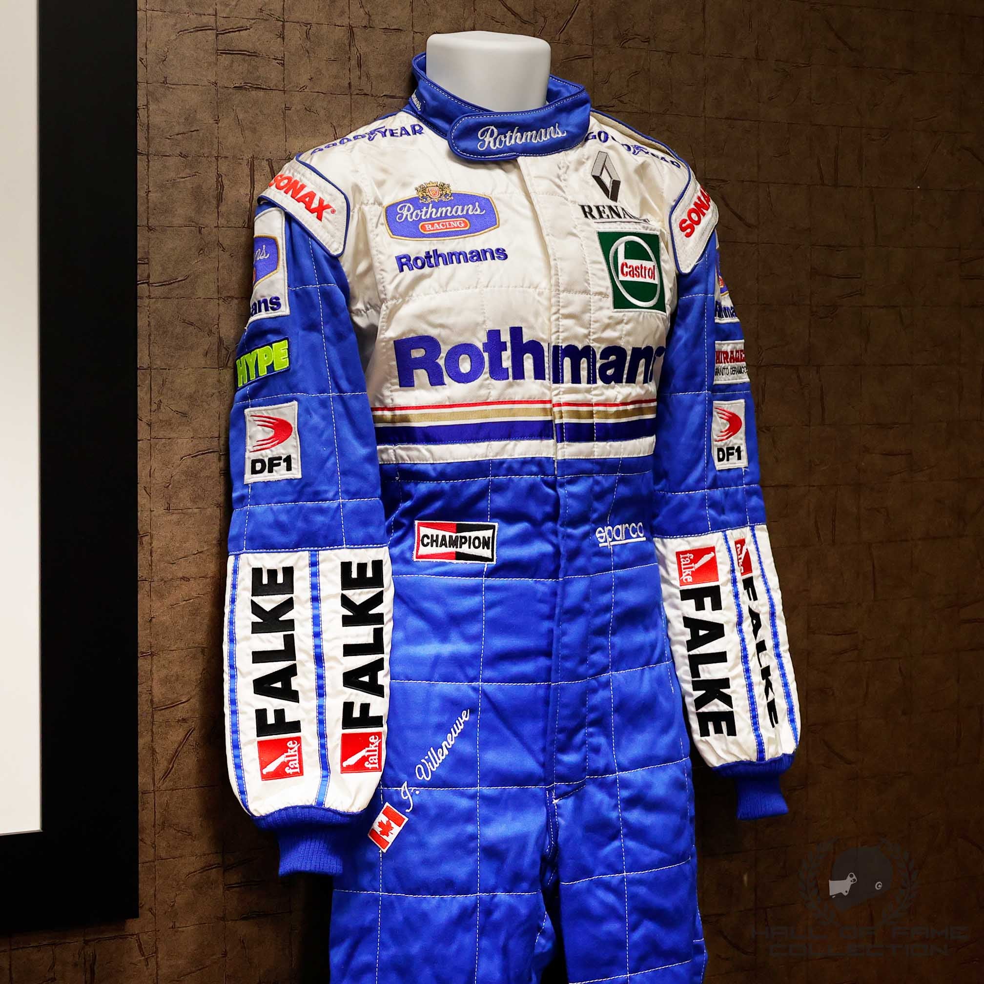1997 Jacques Villeneuve Championship Season Used Williams F1 Suit