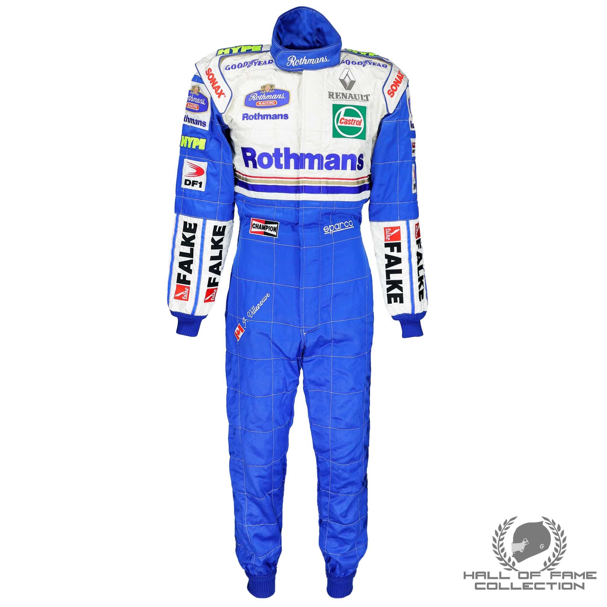 1997 Jacques Villeneuve Championship Season Used Williams F1 Suit