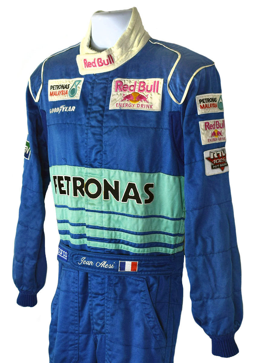 1998 Jean Alesi Race Used Sauber Formula One Suit