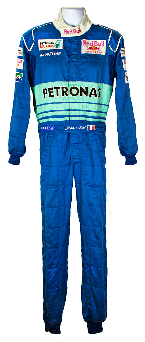 1998 Jean Alesi Race Used Sauber Formula One Suit