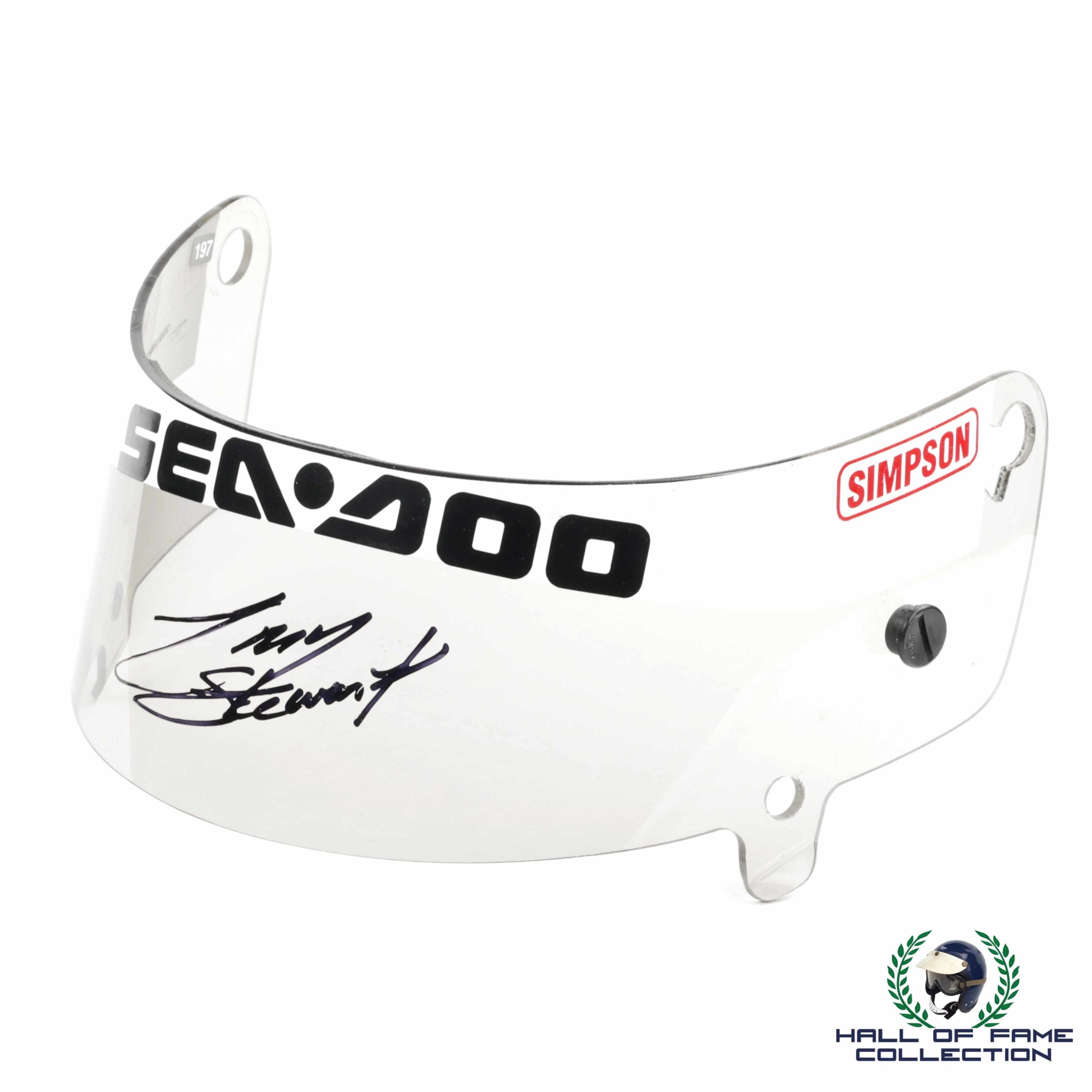 1998 Tony Stewart Signed Race Used Team Menard IndyCar Visor