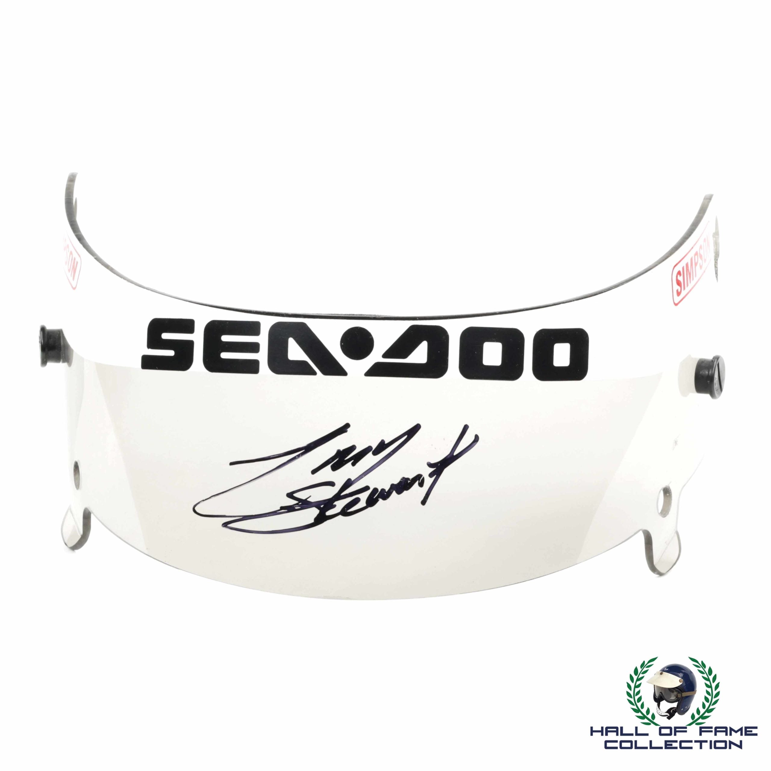 1998 Tony Stewart Signed Race Used Team Menard IndyCar Visor