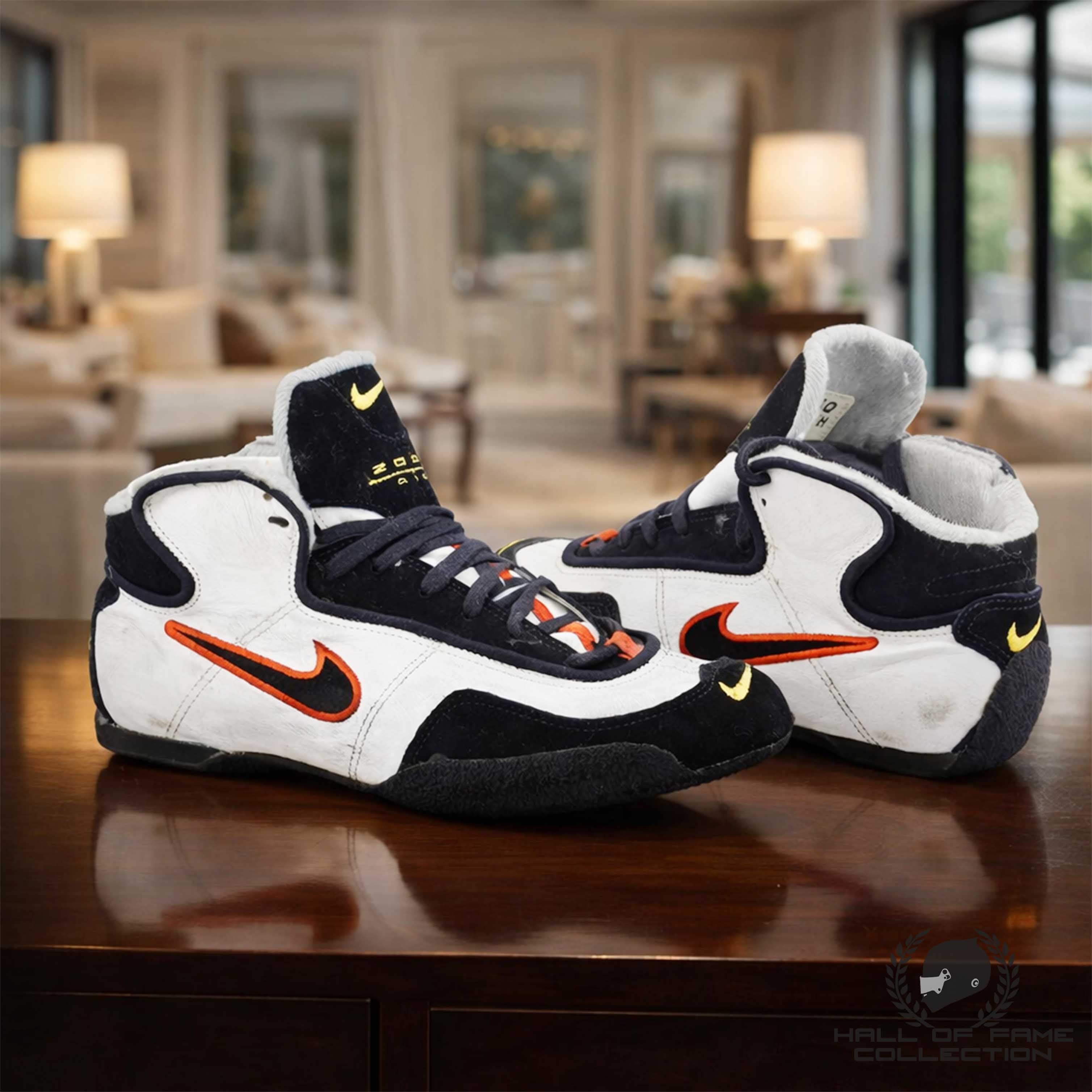 1998 Michael Schumacher Used Nike Scuderia Ferrari F1 Boots