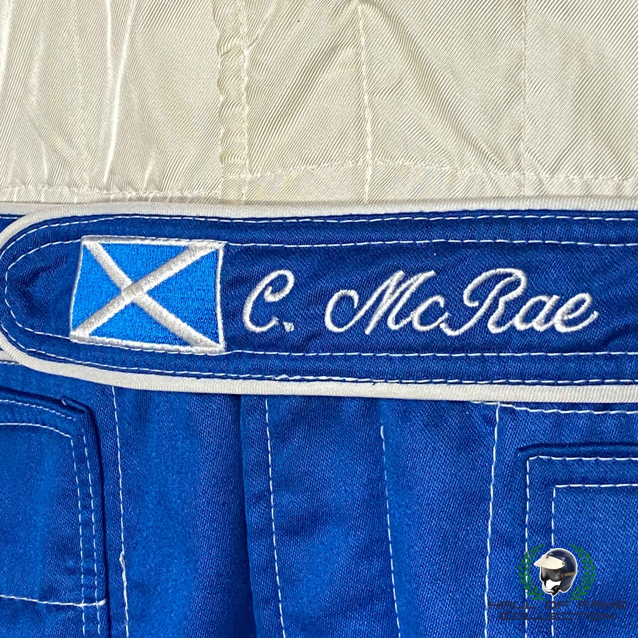 1999 Colin McRae Race Used Ford Motor Co WRC Suit