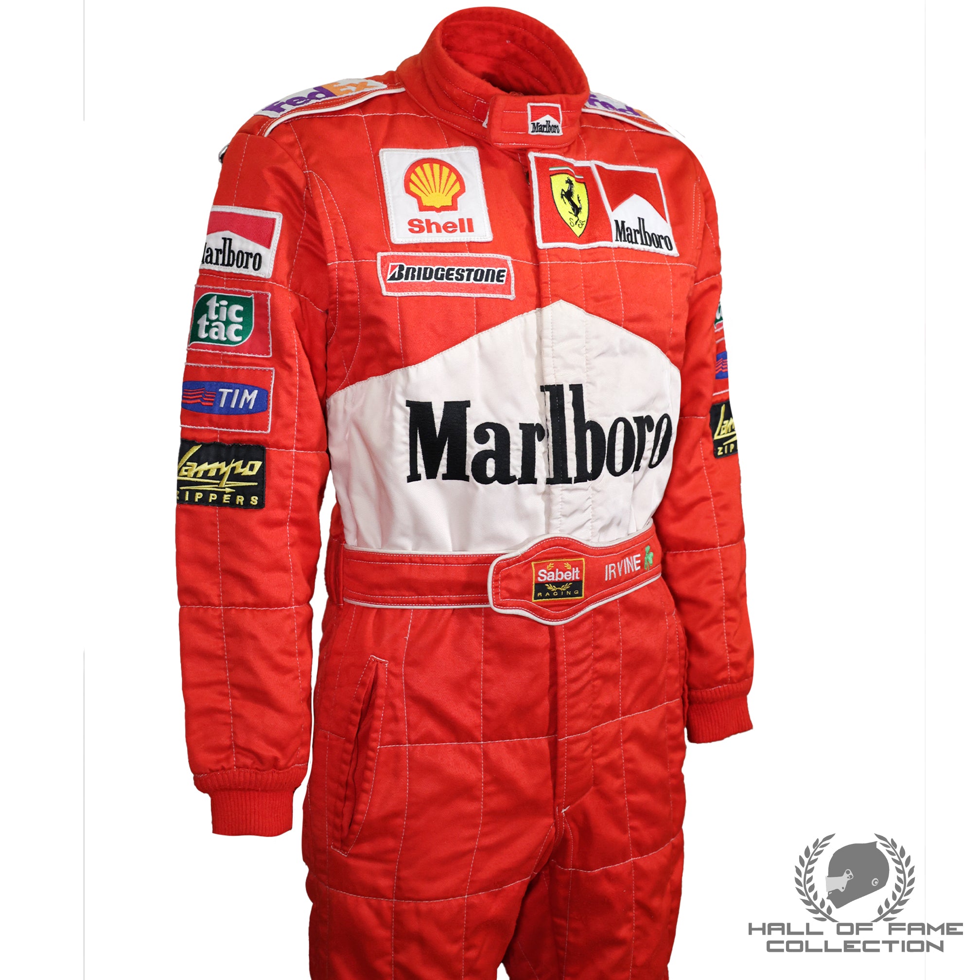 1999 Eddie Irvine Race Used Scuderia Ferrari F1 Suit