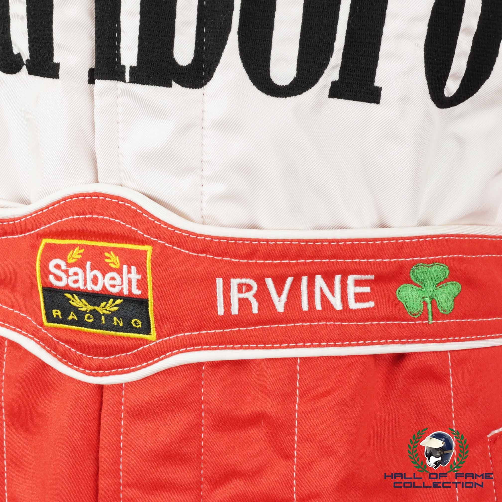 1999 Eddie Irvine Signed Race Austria GP Race Winning Scuderia Ferrari F1 Helmet Suit Boots Gloves Full Nomex