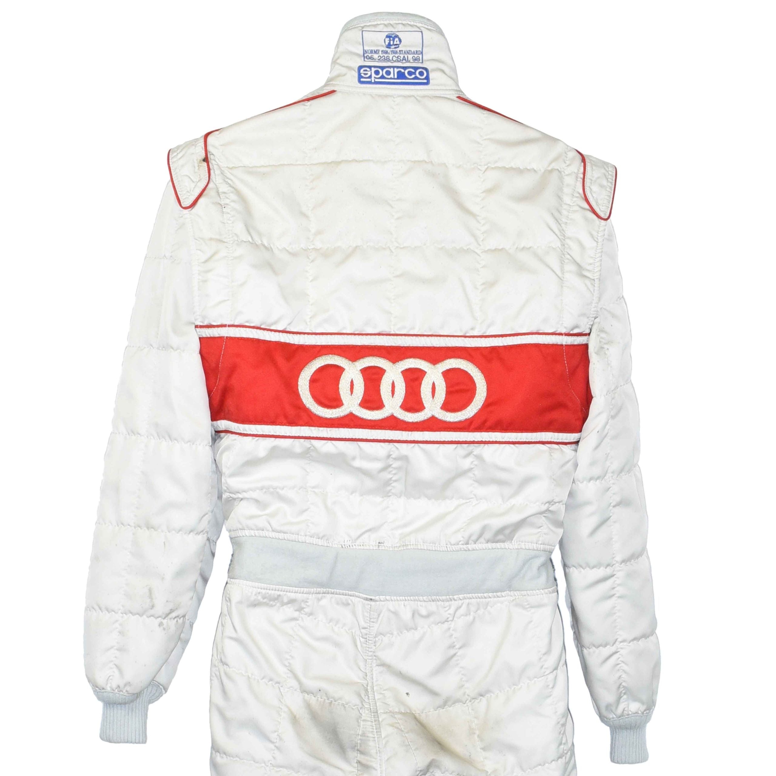 1999 Emanuele Pirro Signed Race Used  Audi Le Mans Suit