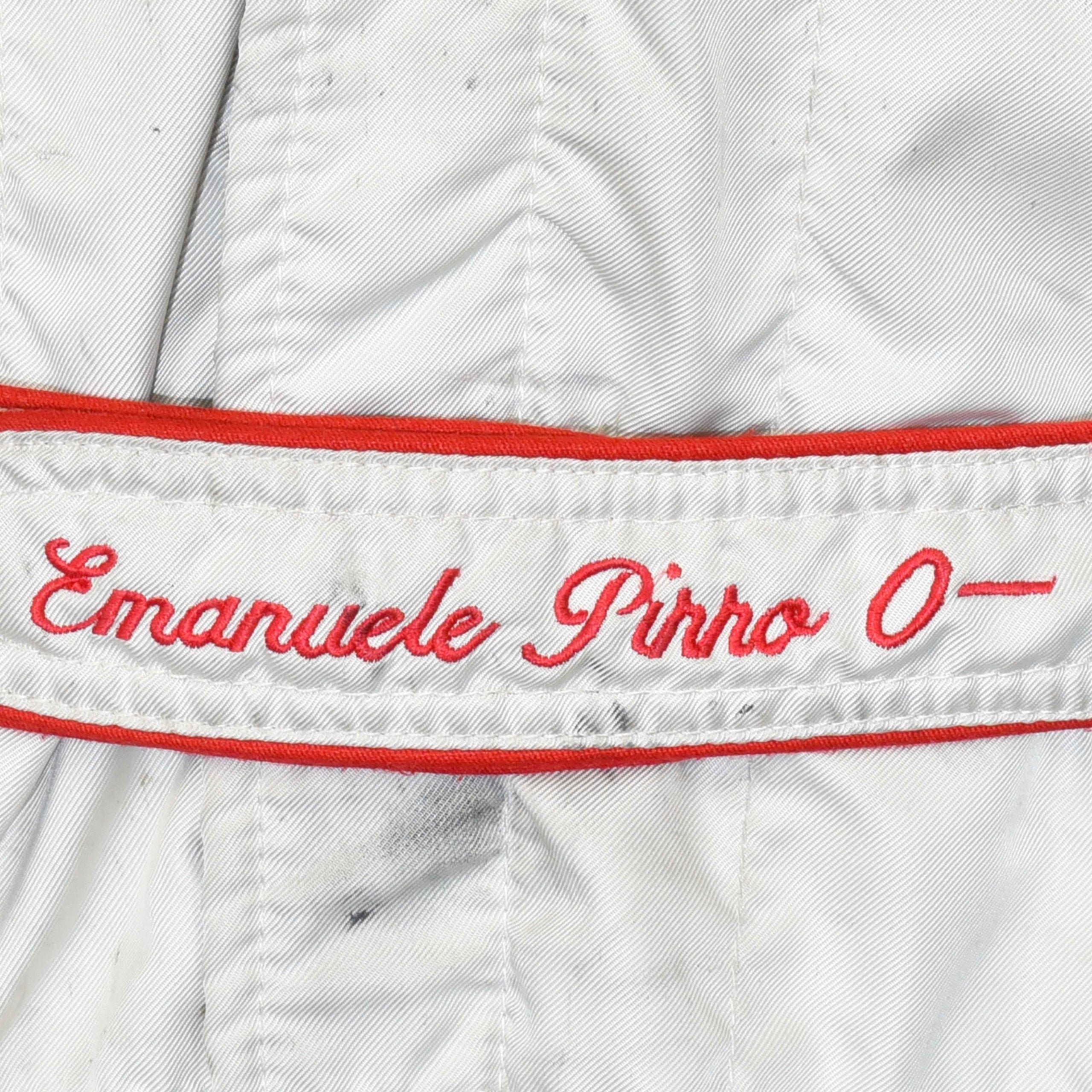 1999 Emanuele Pirro Signed Race Used  Audi Le Mans Suit