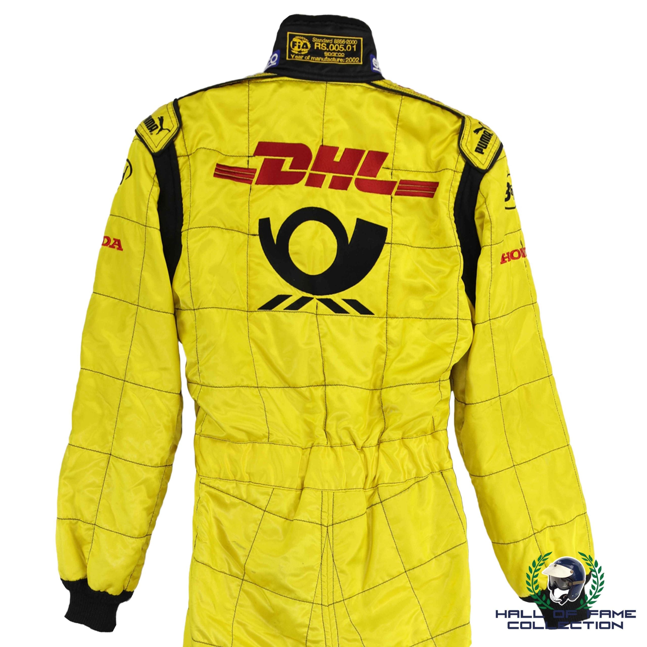 2002 Giancarlo Fisichella Race Used Jordan F1 Suit