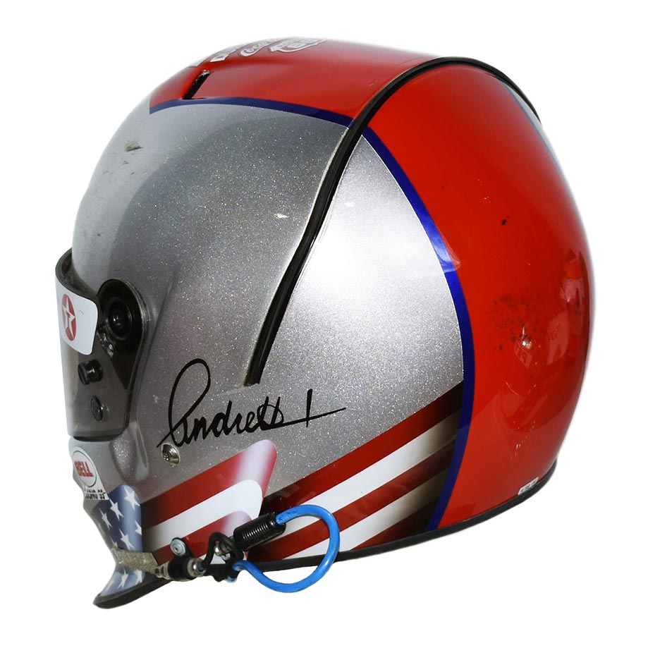 1999 Michael Andretti  Signed Race Winning Gateway Newman-Haas Bell Fueling SS IndyCar Helmet