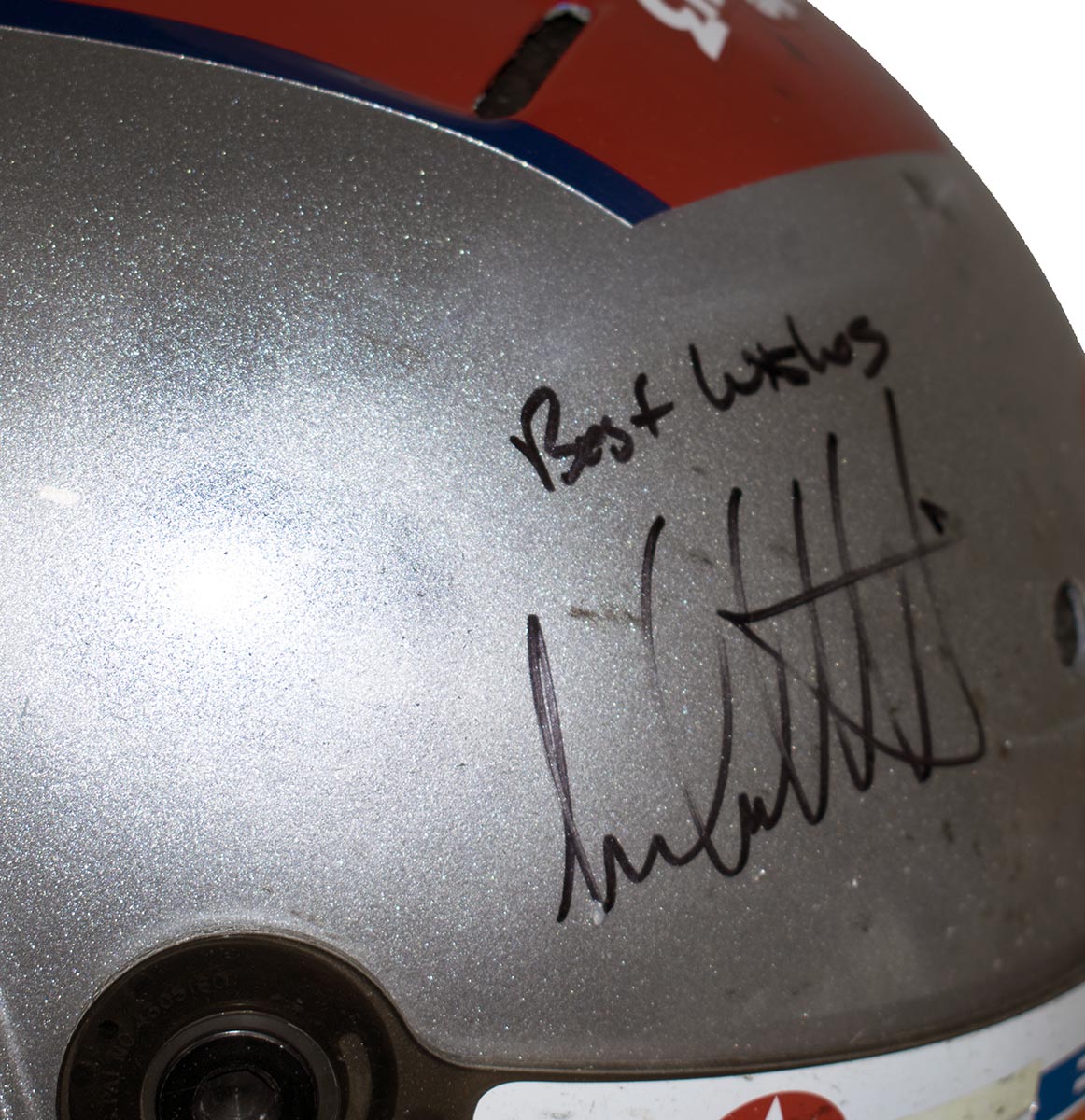 1999 Michael Andretti  Signed Race Winning Gateway Newman-Haas Bell Fueling SS IndyCar Helmet