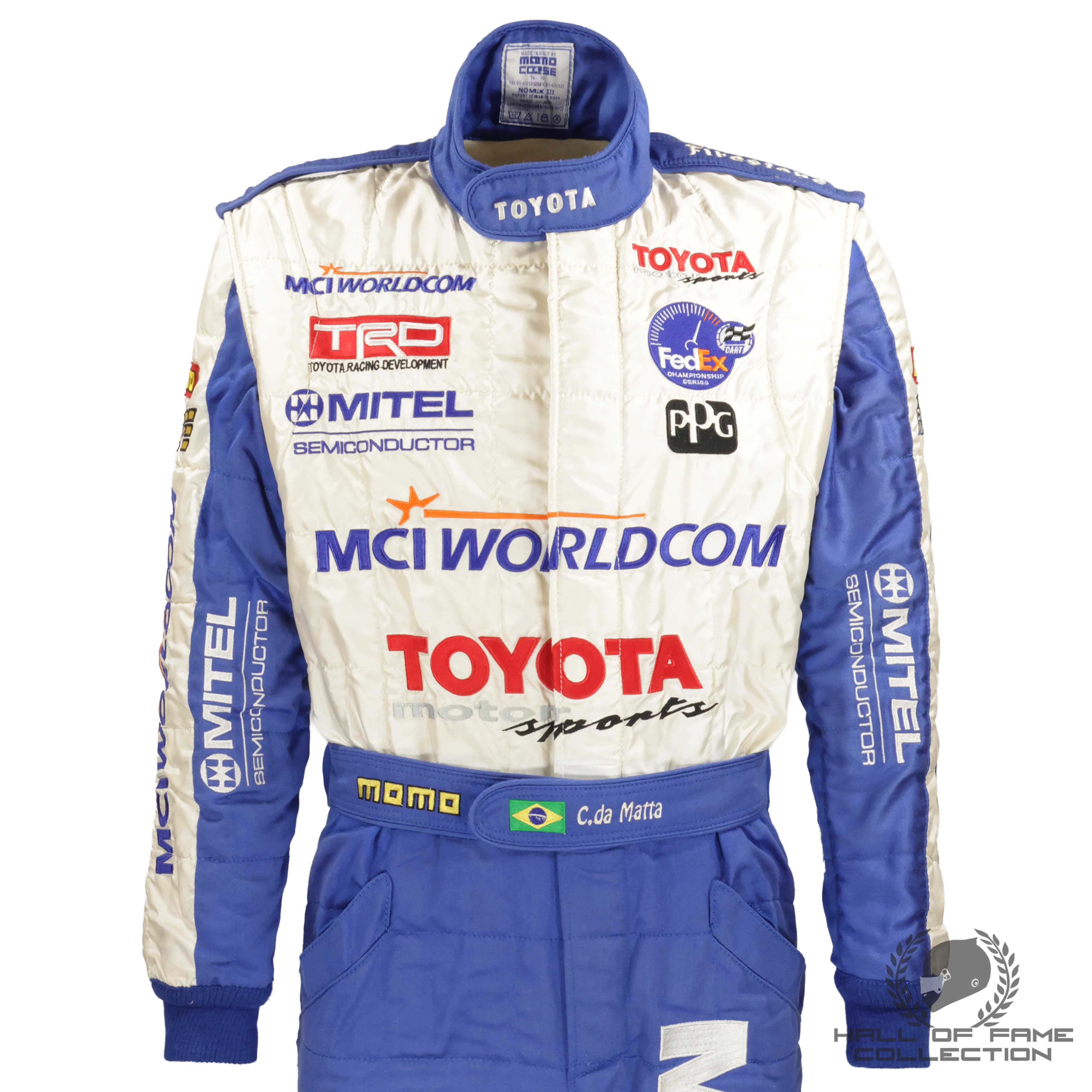 1999 Cristiano da Matta Arciero-Wells Racing CART IndyCar Race Used Suit
