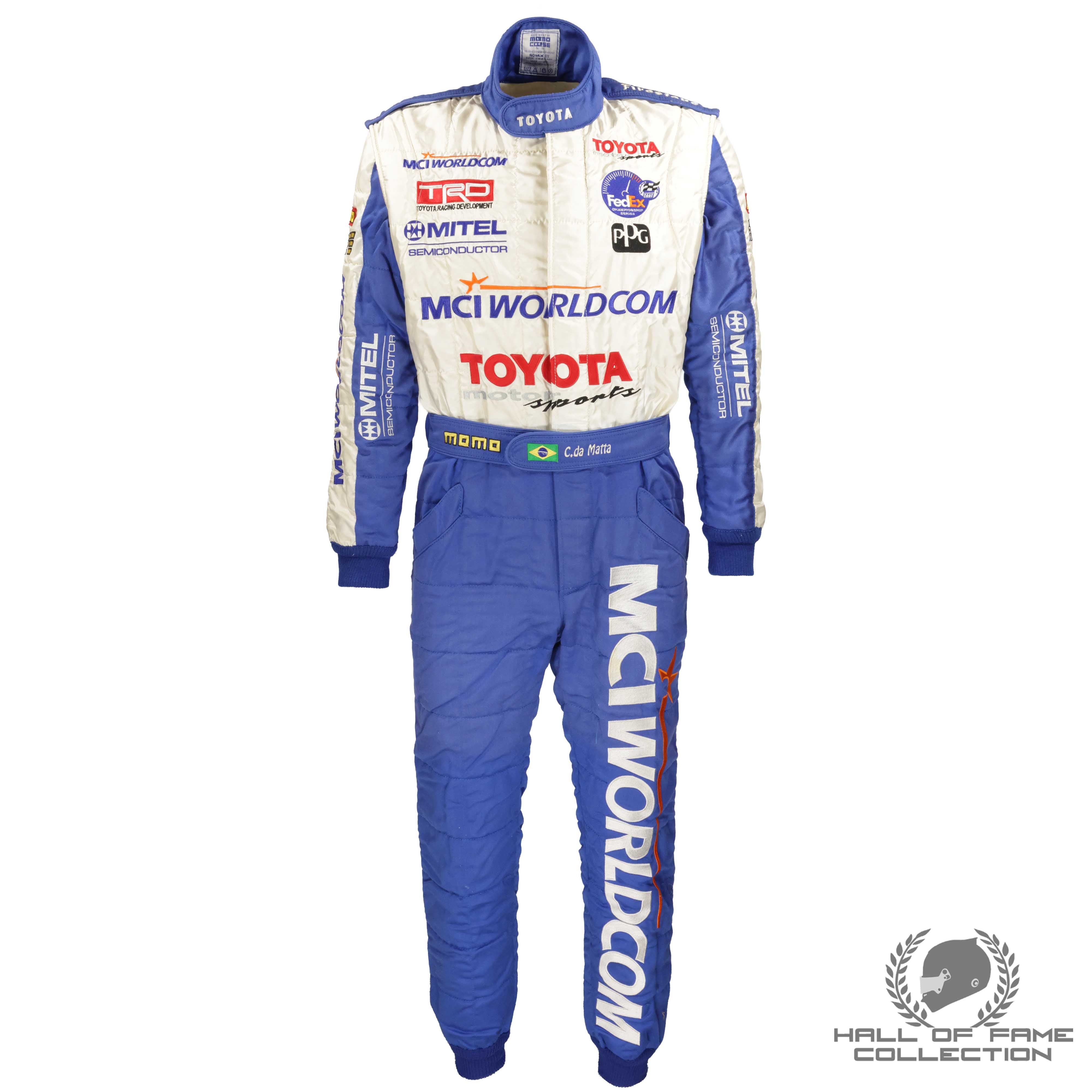 1999 Cristiano da Matta Arciero-Wells Racing CART IndyCar Race Used Suit