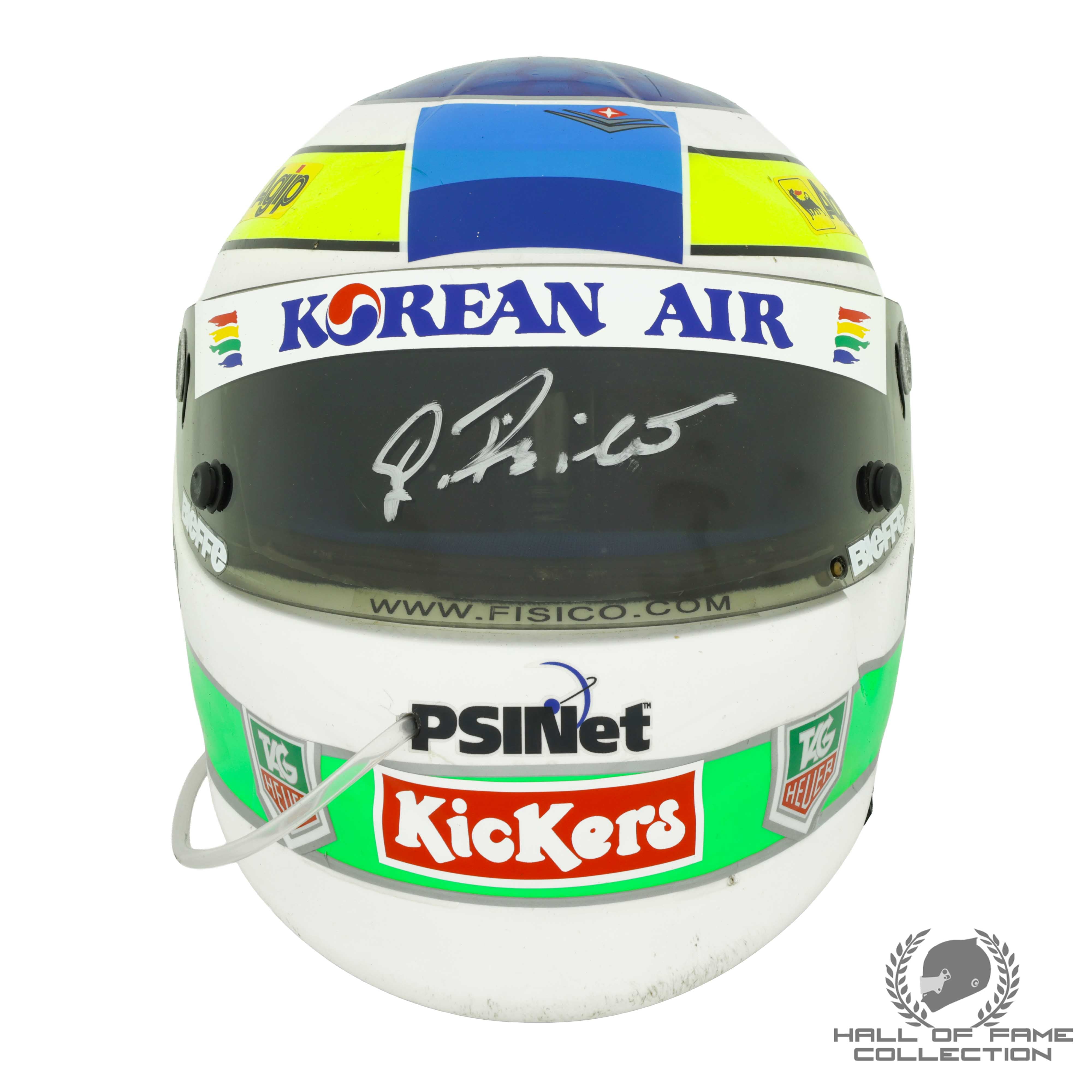 1999 Giancarlo Fisichella Used Mild Seven Benetton Playlife F1 Helmet