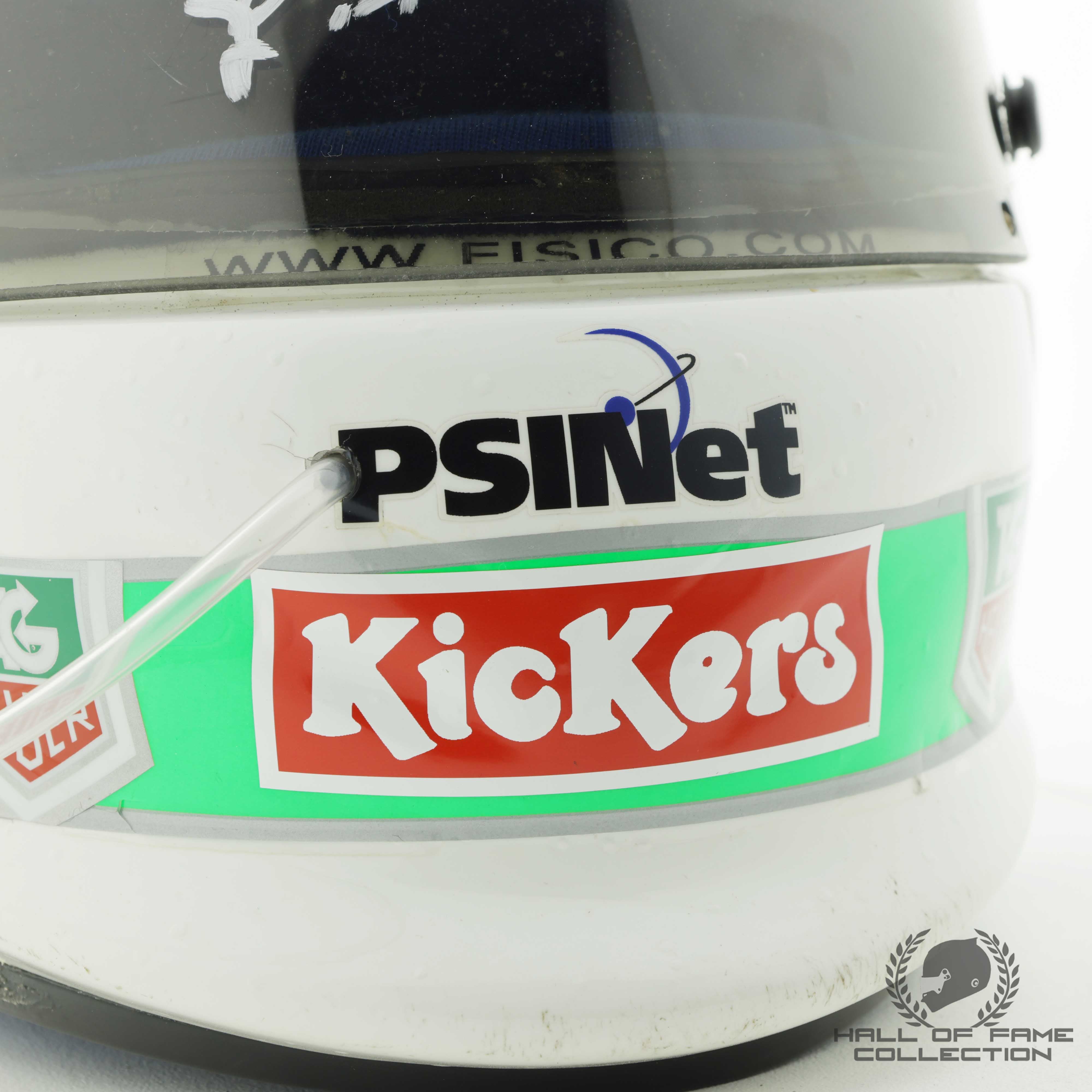 1999 Giancarlo Fisichella Used Mild Seven Benetton Playlife F1 Helmet