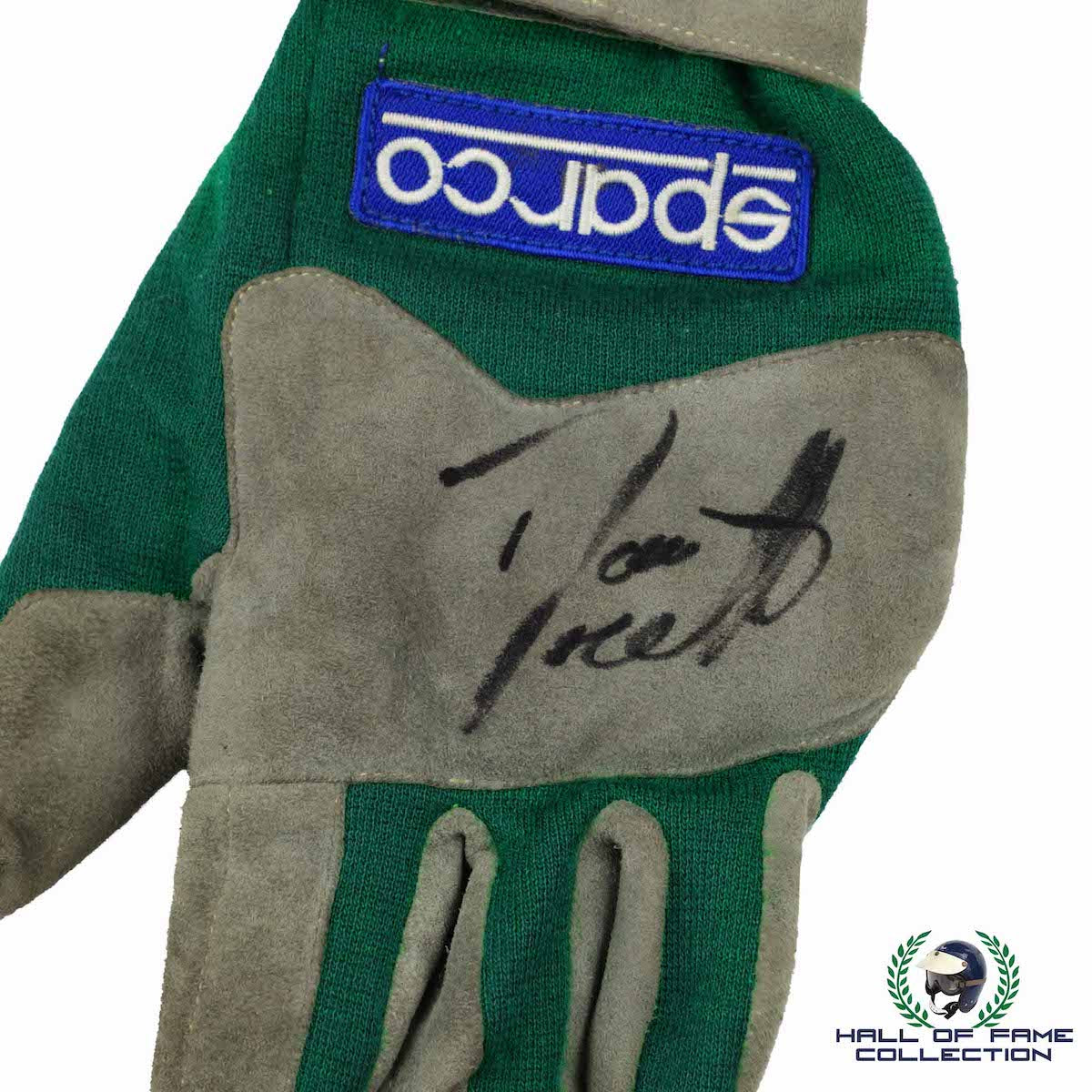 2000 Dario Franchitti Signed Race Used Team Kool Green IndyCar Gloves