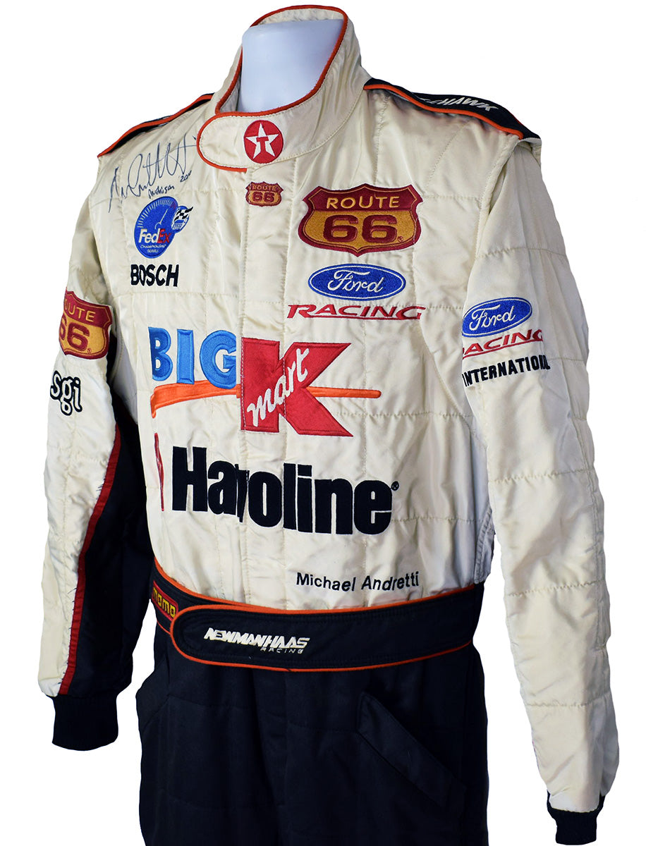 2000 Michael Andretti Signed Race Used Michigan 500 Newman-Haas CART IndyCar Suit