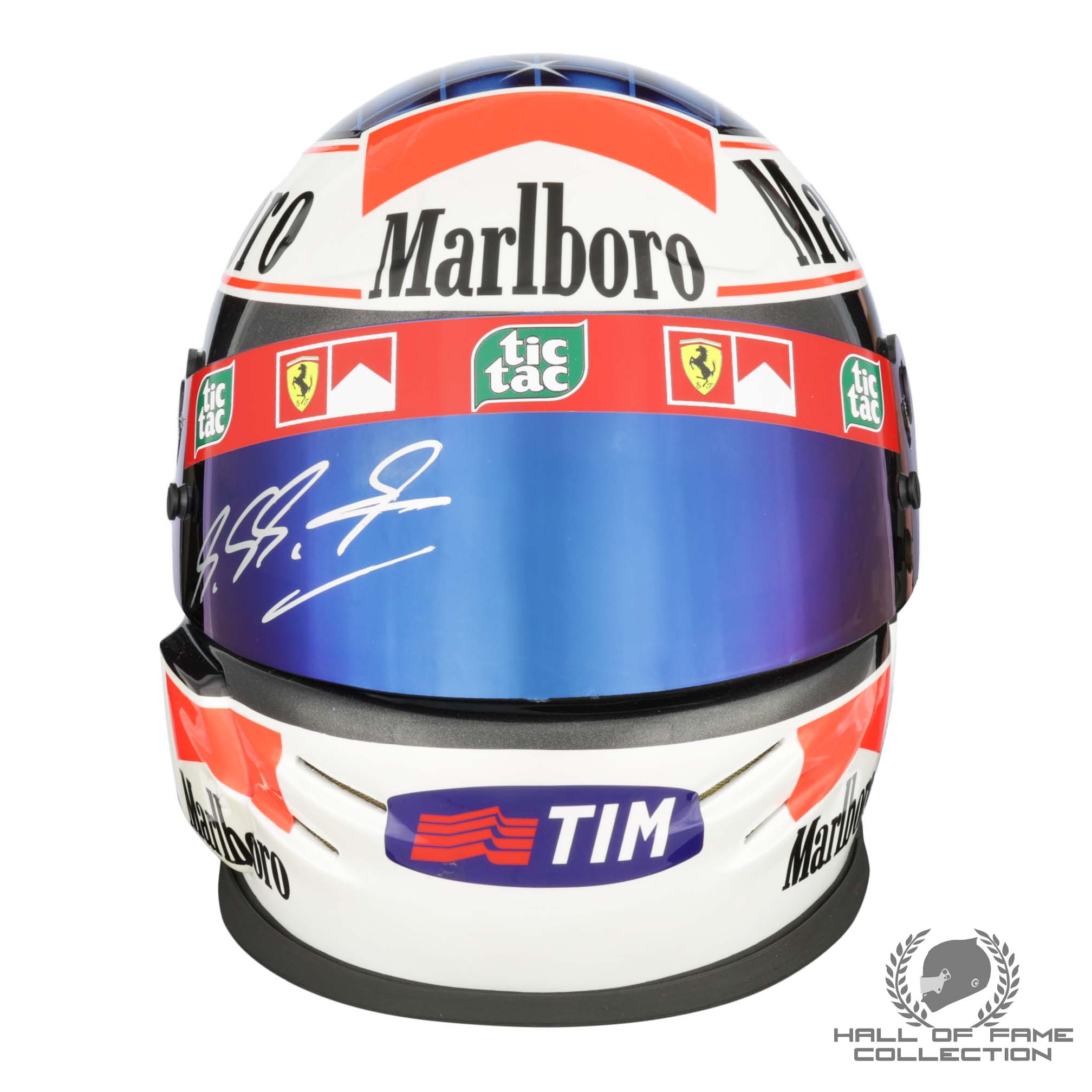 2000 Michael Schumacher Signed San Marino GP Win Scuderia Ferrari Limited Edition 33/50 Bell Series Replica F1 Helmet