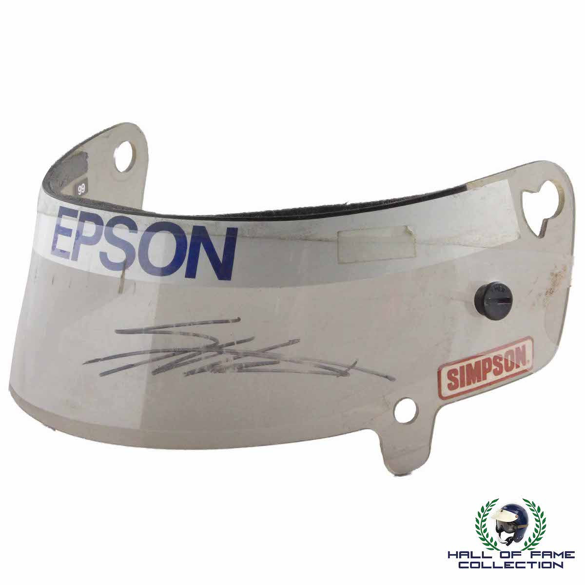 2000 Shigeaki Hatori Signed Race Used Treadway IndyCar Visor