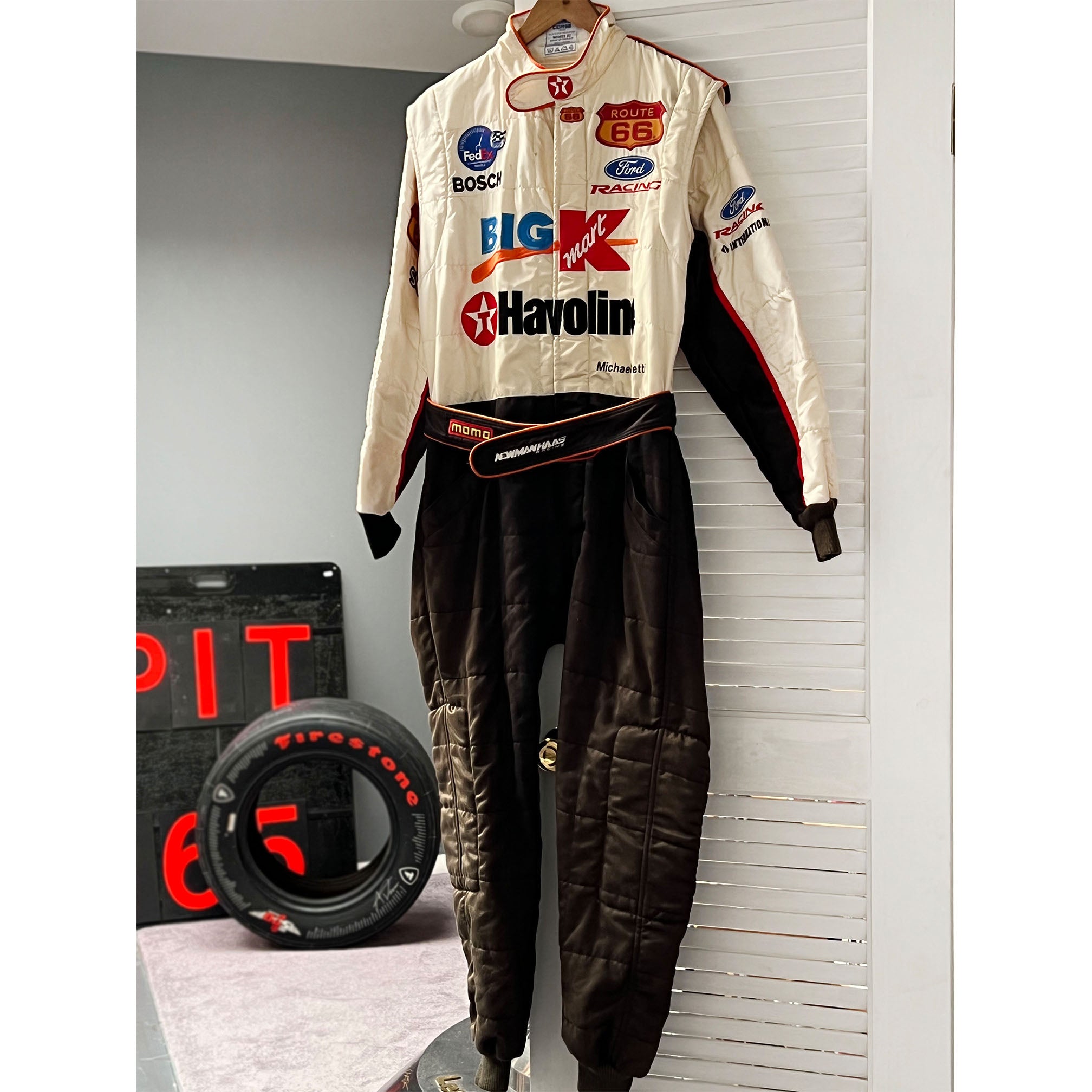 2000 Michael Andretti Race Used  Newman-Haas IndyCar Suit