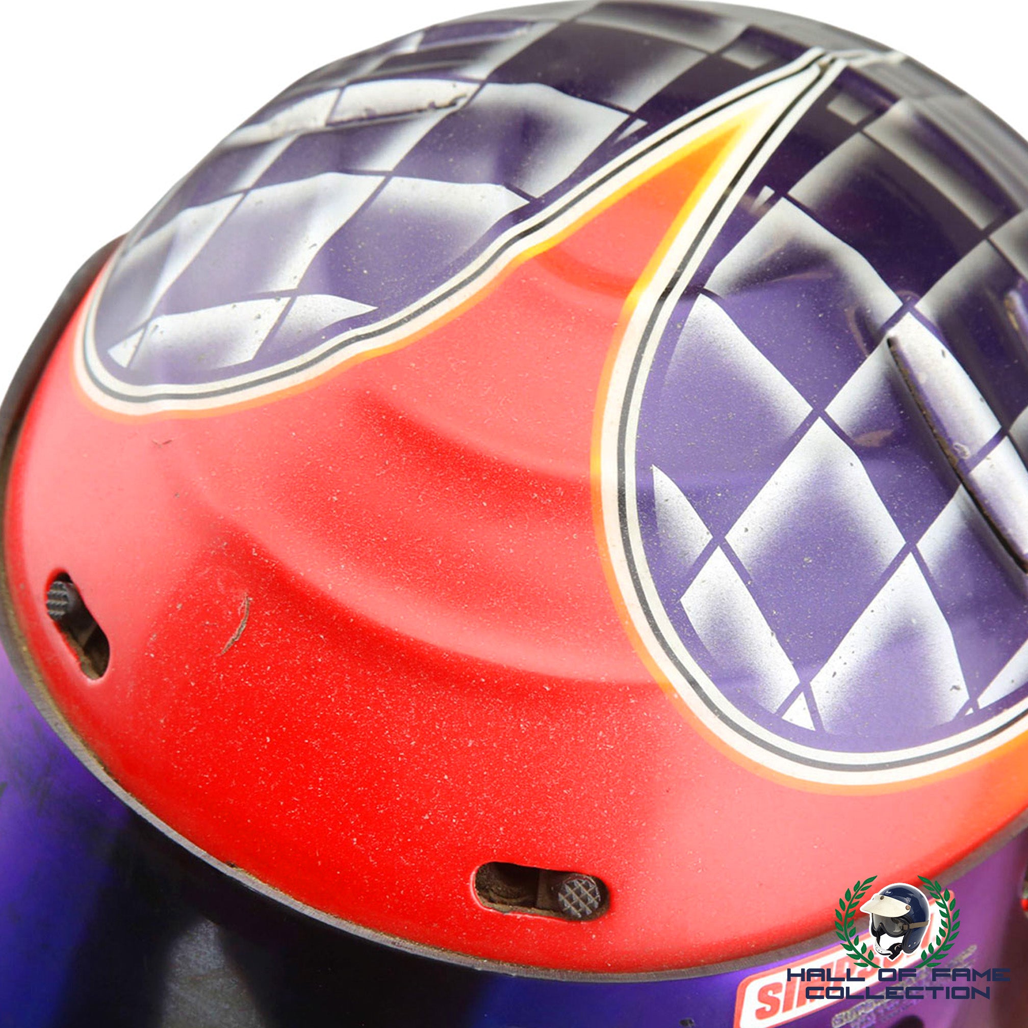 2001 Chris Menninger Race Used Hemelgarn Racing IndyCar Helmet