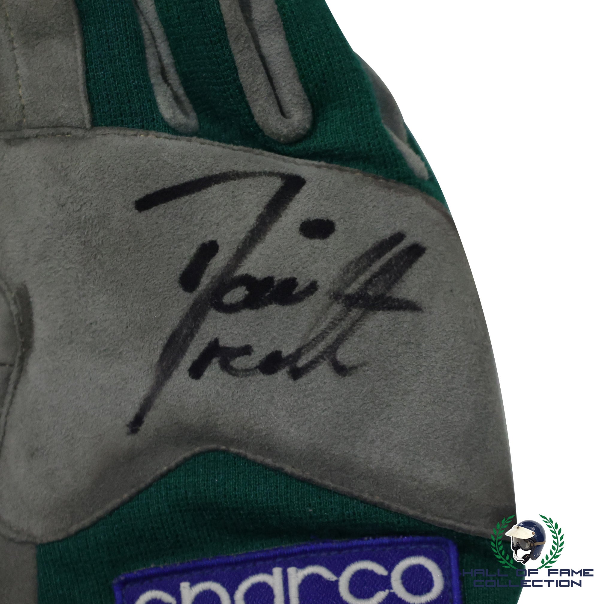 2001 Dario Franchitti Signed Race Used Team Kool Green Cleveland Grand Prix IndyCar Gloves