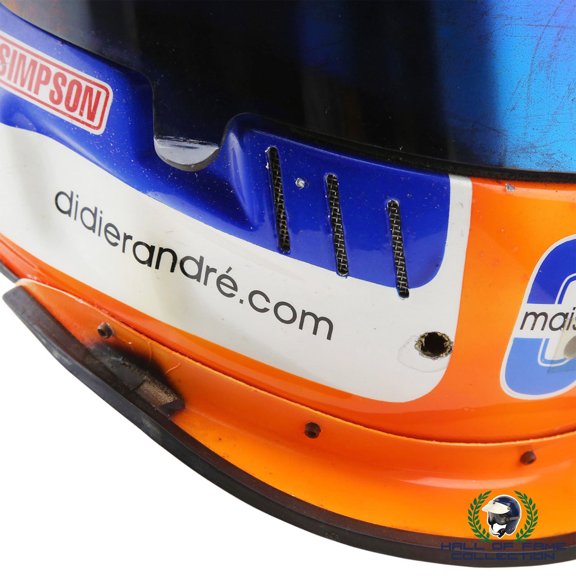 2001 Didier Andre Race Used Galles Racing IndyCar Helmet