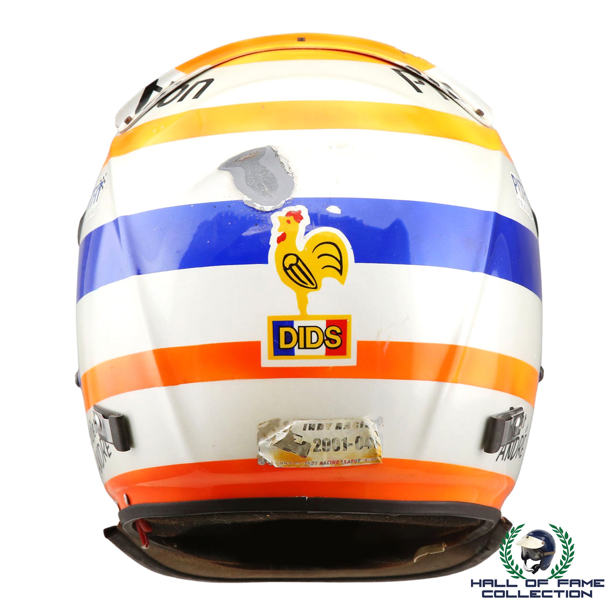 2001 Didier Andre Race Used Galles Racing IndyCar Helmet