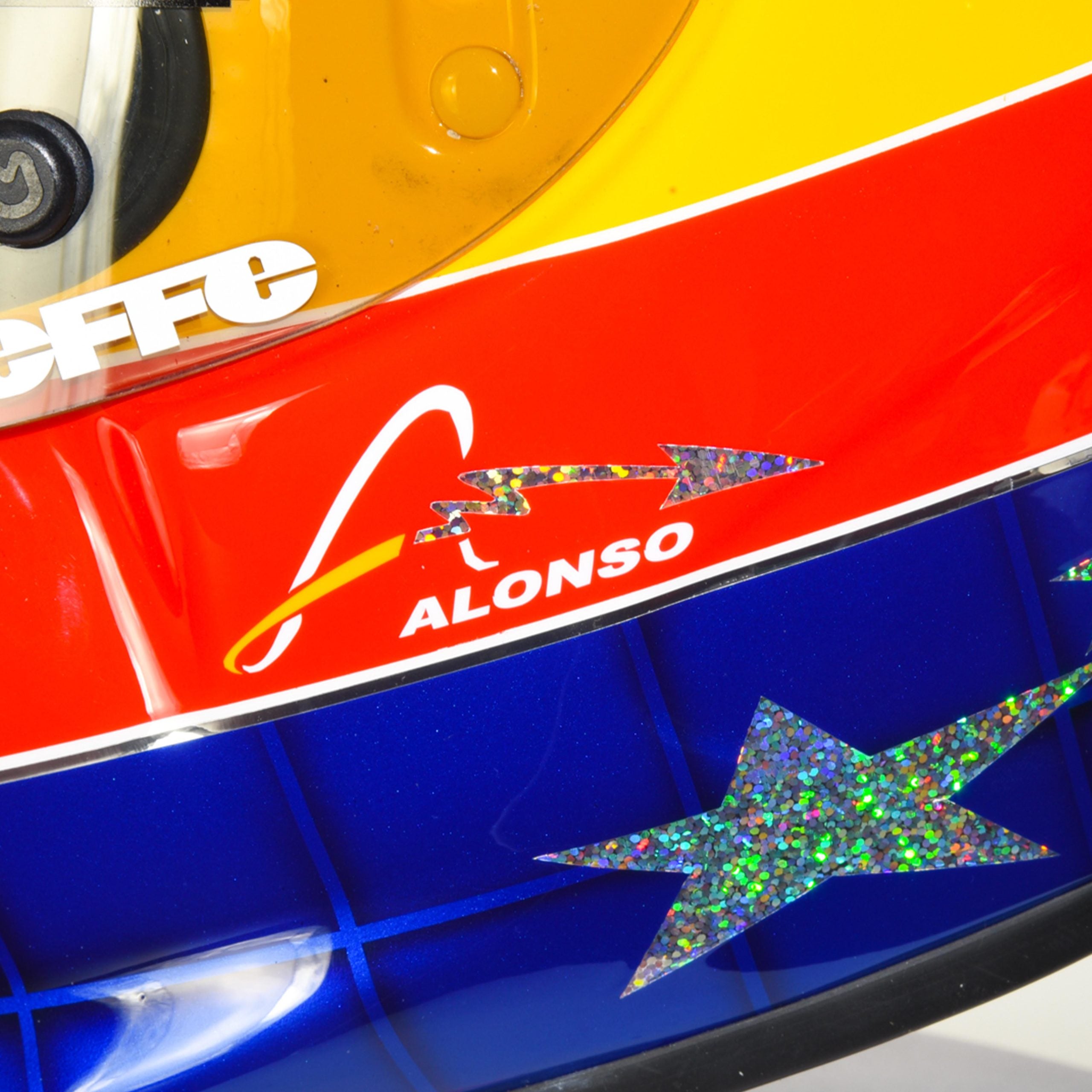 2001 Fernando Alonso Replica Bieffe Minardi Formula 1 Helmet