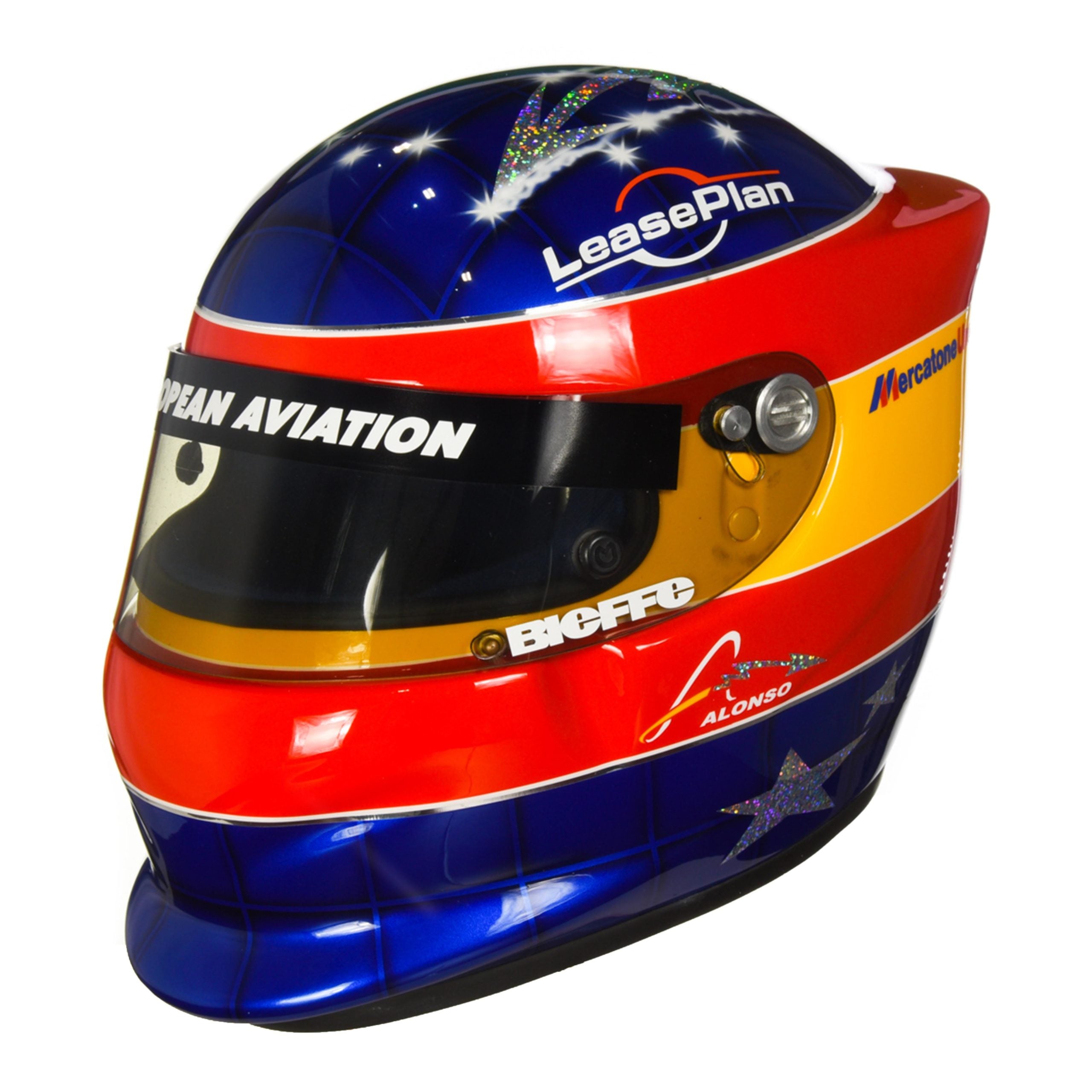 2001 Fernando Alonso Replica Bieffe Minardi Formula 1 Helmet