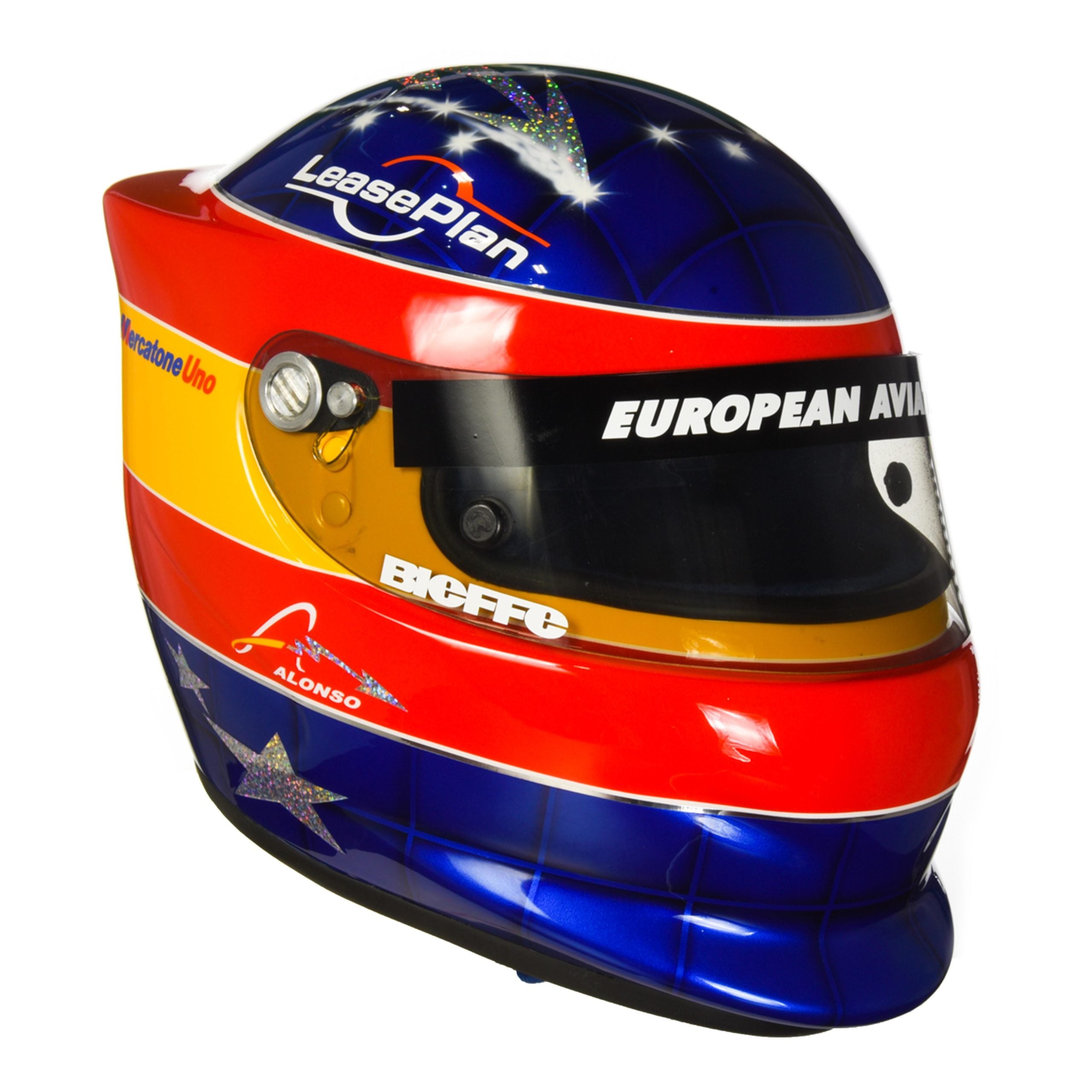 2001 Fernando Alonso Replica Bieffe Minardi Formula 1 Helmet