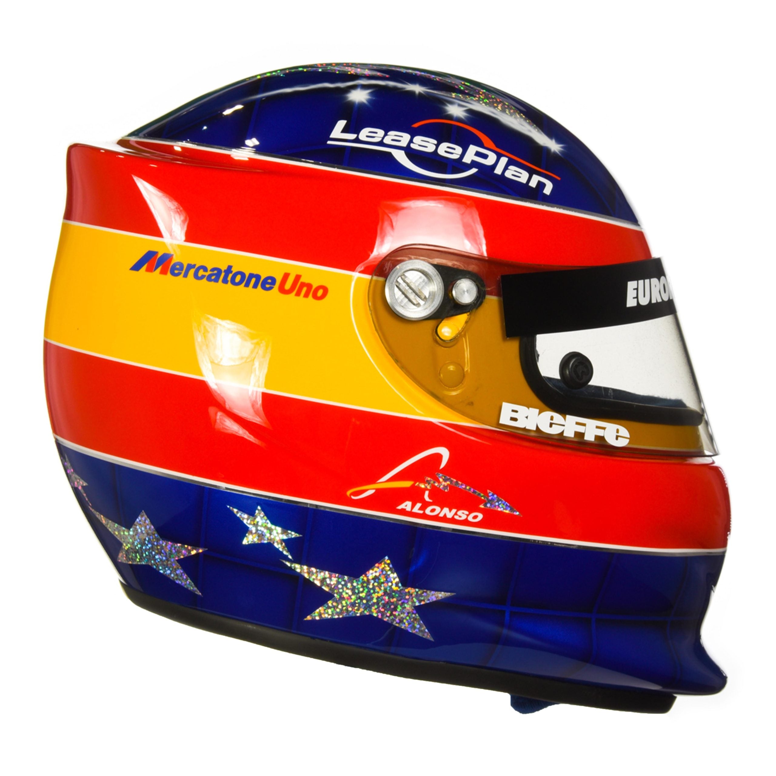 2001 Fernando Alonso Replica Bieffe Minardi Formula 1 Helmet