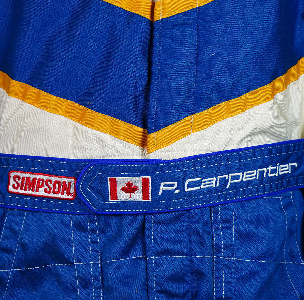 2001 Patrick Carpentier Race Used Team Players Forsythe Simpson CART IndyCar Suit