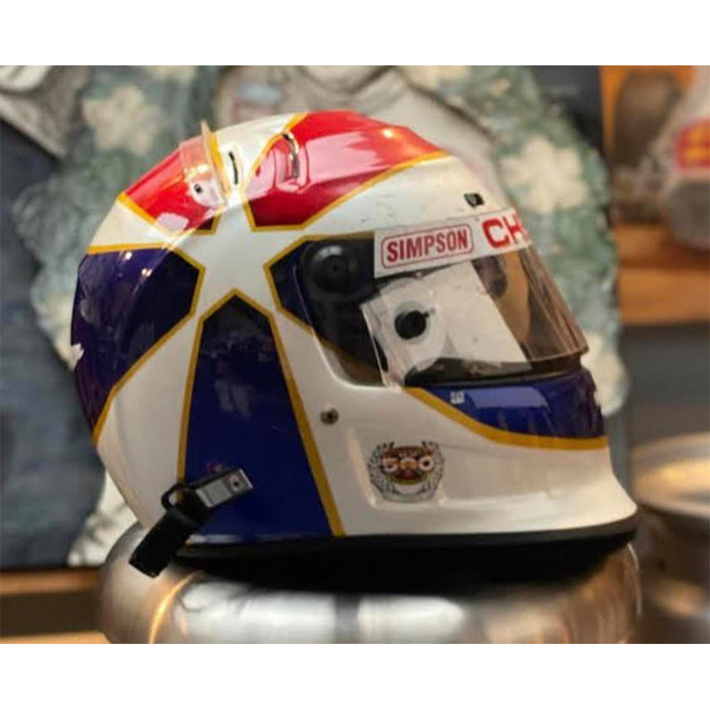 2001 Eddie Cheever  Race Used Team Cheever IndyCar Helmet