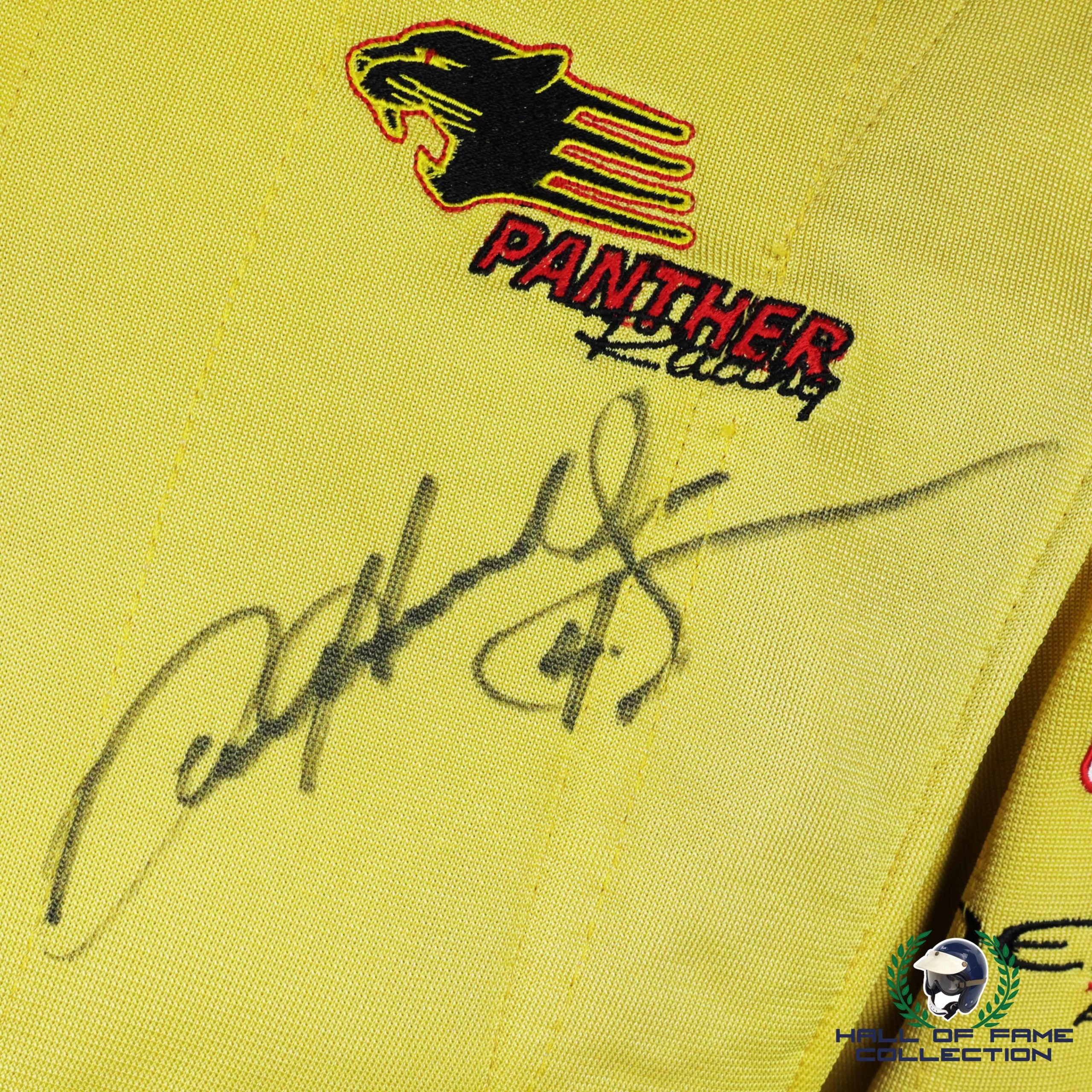 2002 Sam Hornish Jr. Signed Championship Used Panther Racing Simpson IndyCar Suit