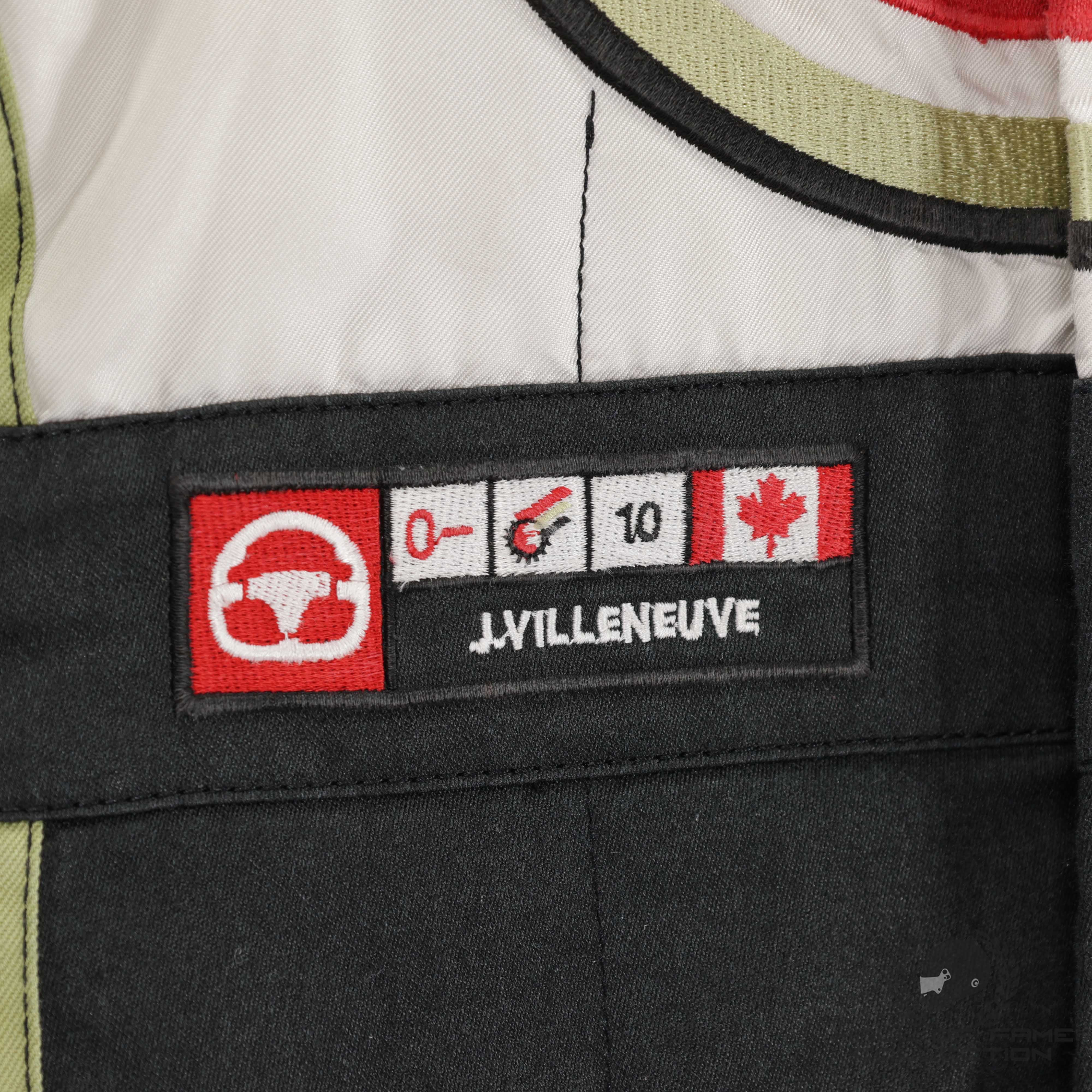 2001 Jacques Villeneuve Signed Brazilian GP Lucky Strike BAR Honda F1 Suit