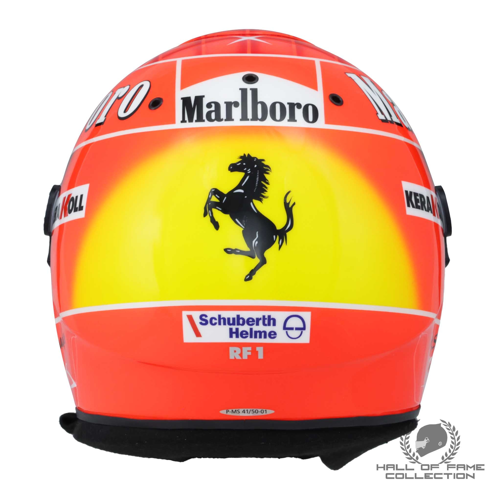 2001 Michael Schumacher Signed Schuberth RF1 Replica Scuderia Ferrari Helmet