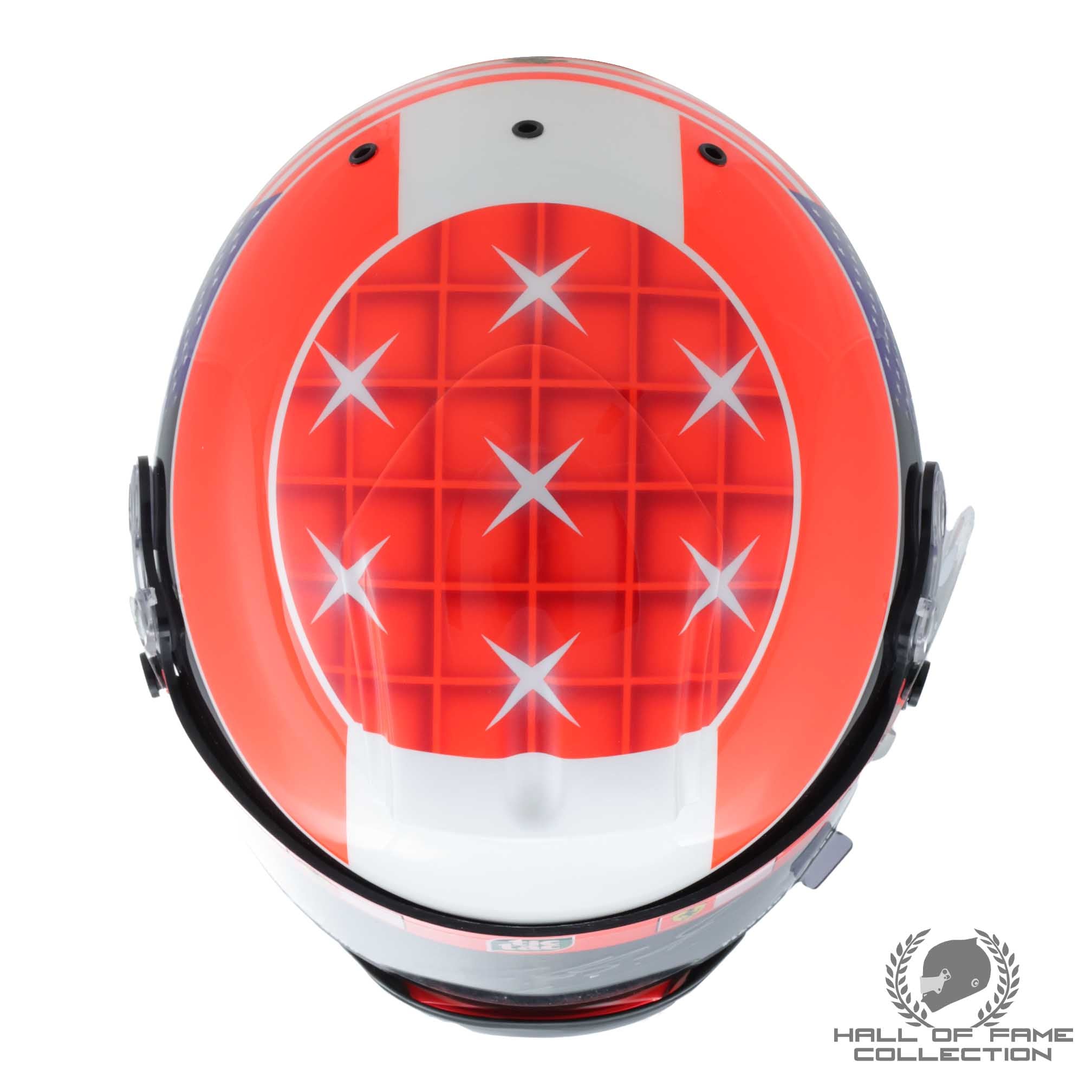 2001 Michael Schumacher Signed US GP Schuberth RF1 Replica Scuderia Ferrari Helmet - RG