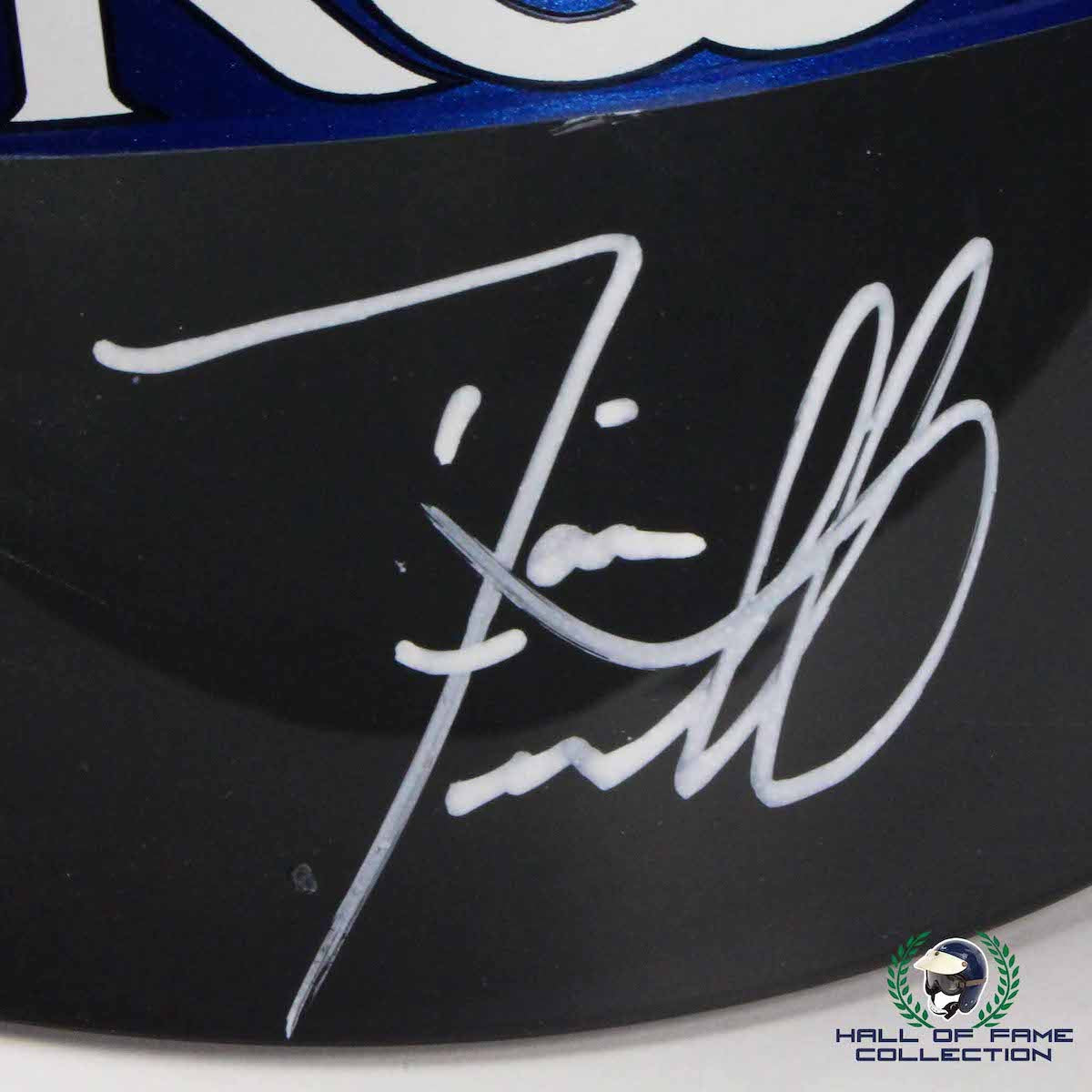 2002 Dario Franchitti Signed Race Used Team Green IndyCar Visor