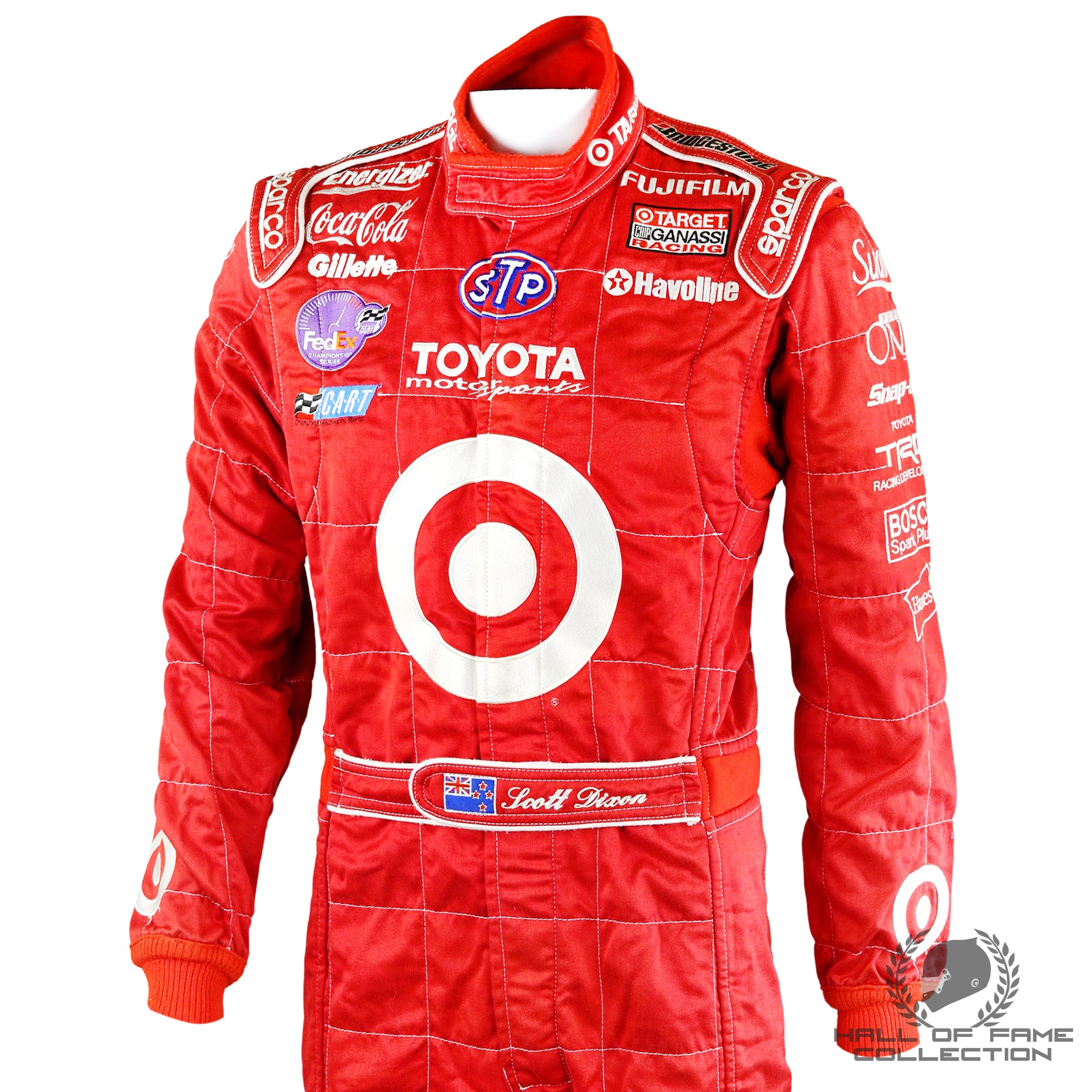 2002 Scott Dixon Race Used Target Chip Ganassi Racing IndyCar Suit