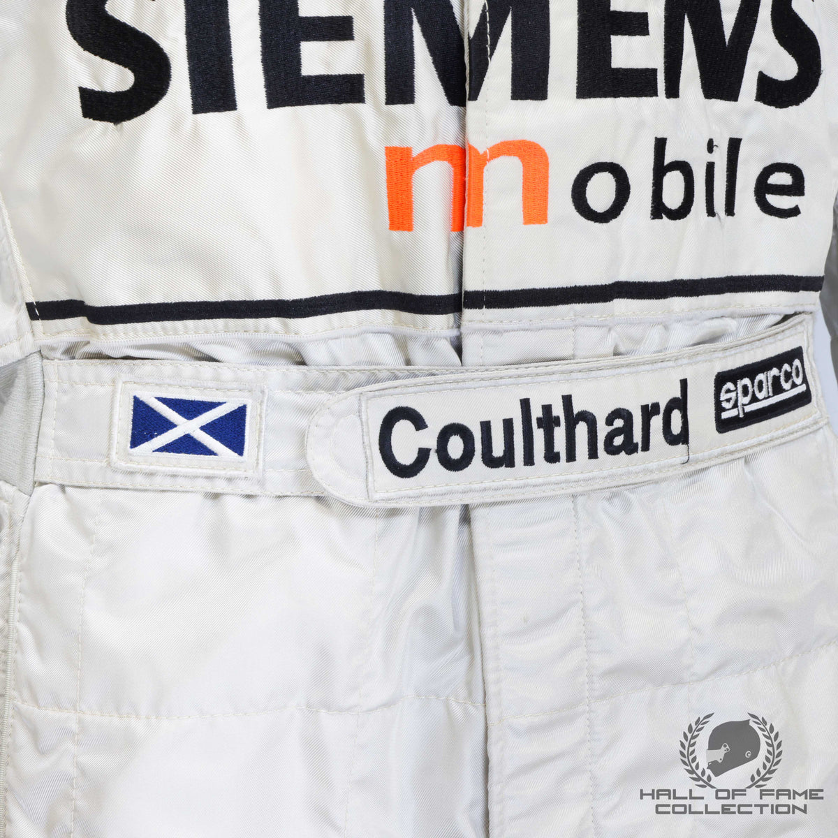 2002 David Coulthard Used West McLaren Mercedes F1 Suit