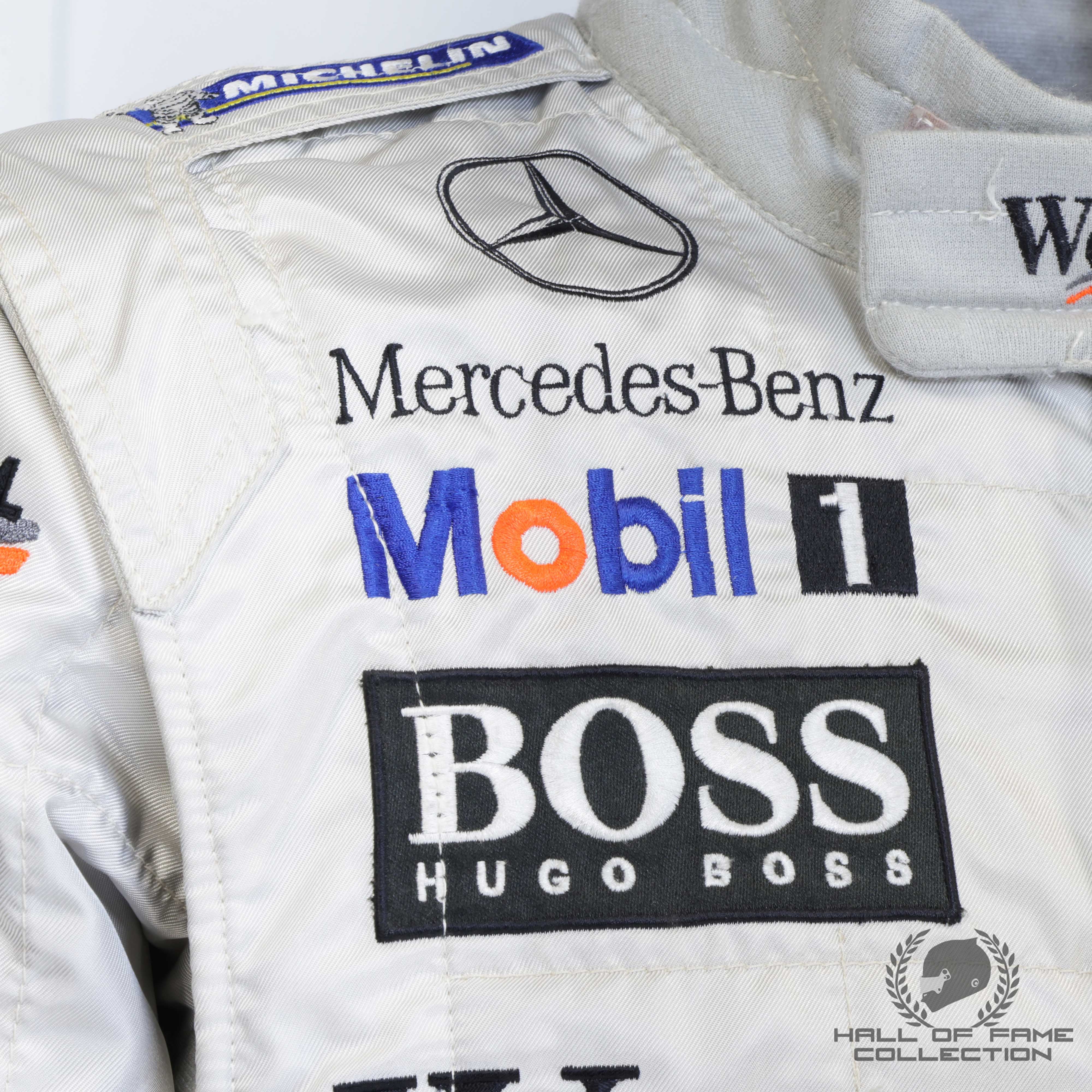 2002 David Coulthard Used West McLaren Mercedes F1 Suit