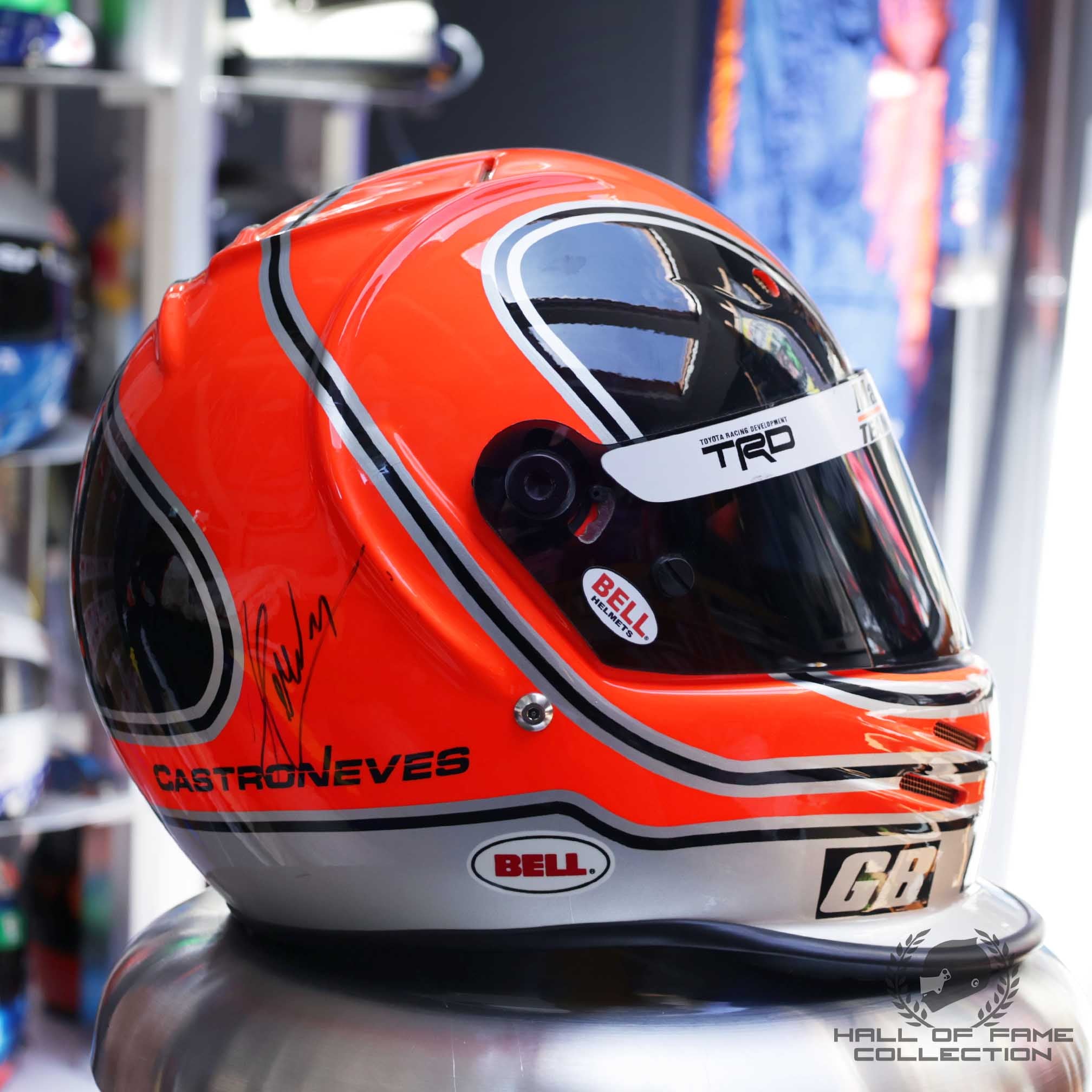 2002 Helio Castroneves Signed Marlboro Team Penske Indy 500 Replica Helmet