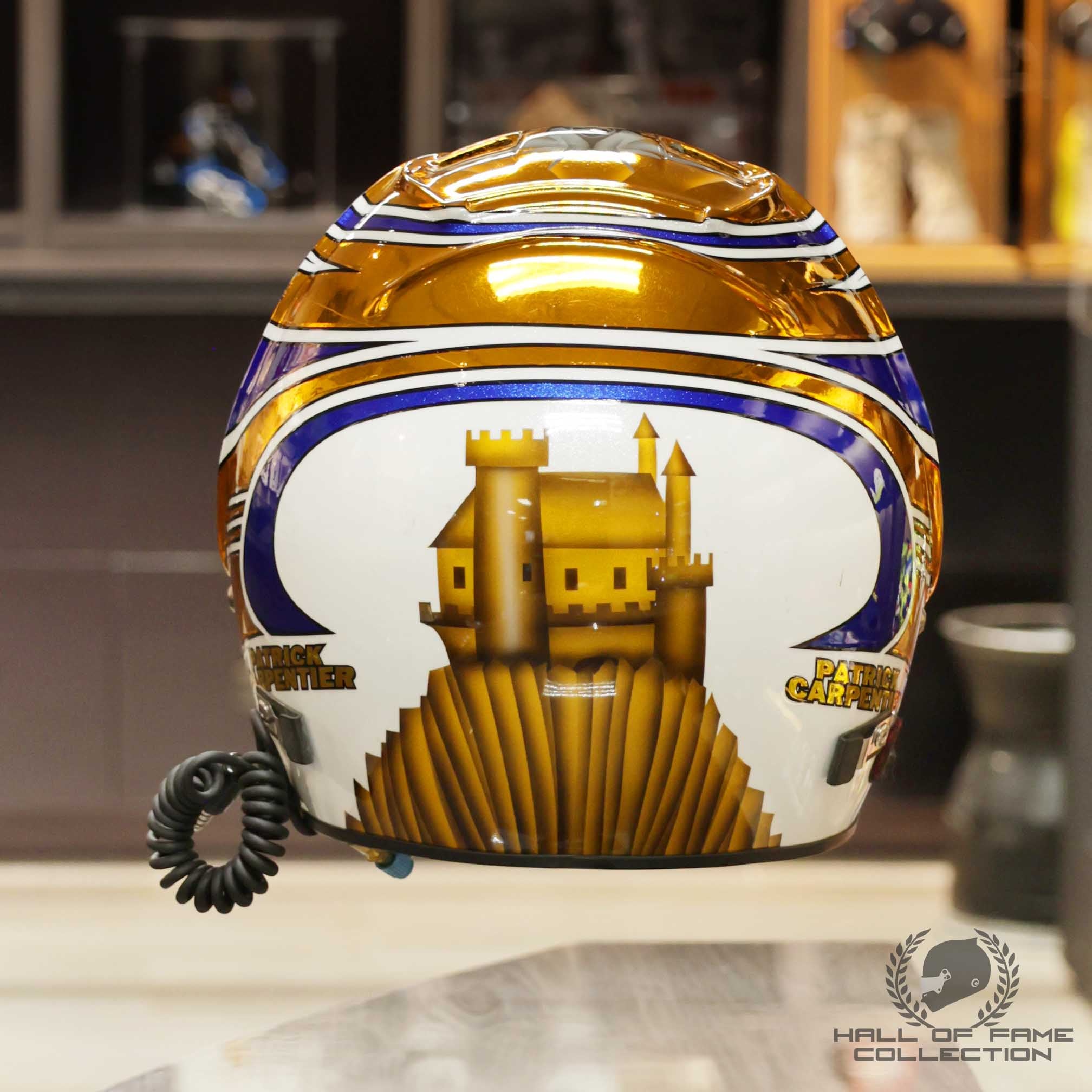 2002 Patrick Carpentier Used Team Players IndyCar Helmet